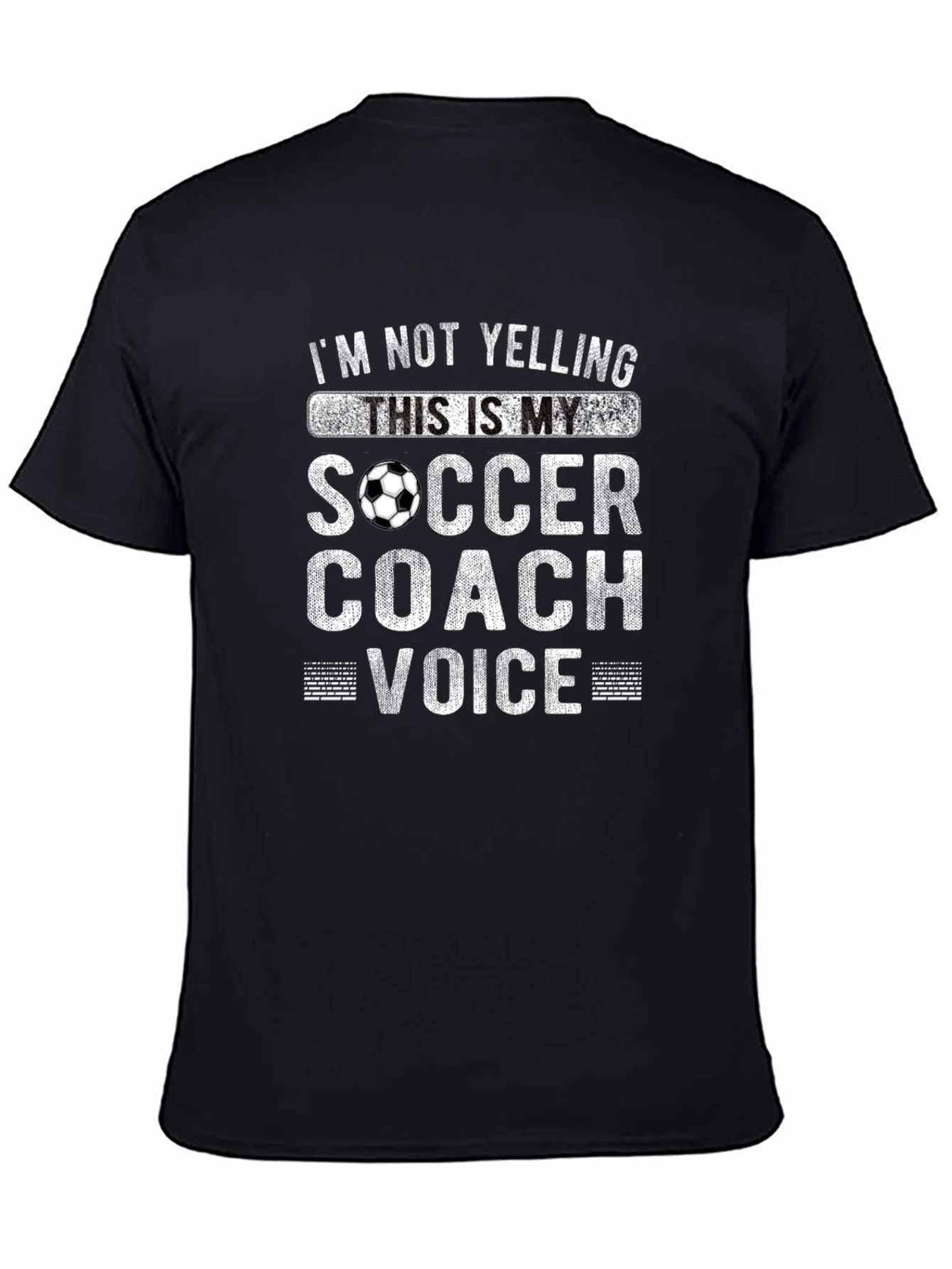 Soccer Coach Voice T-Shirt - Funny Novelty Tee