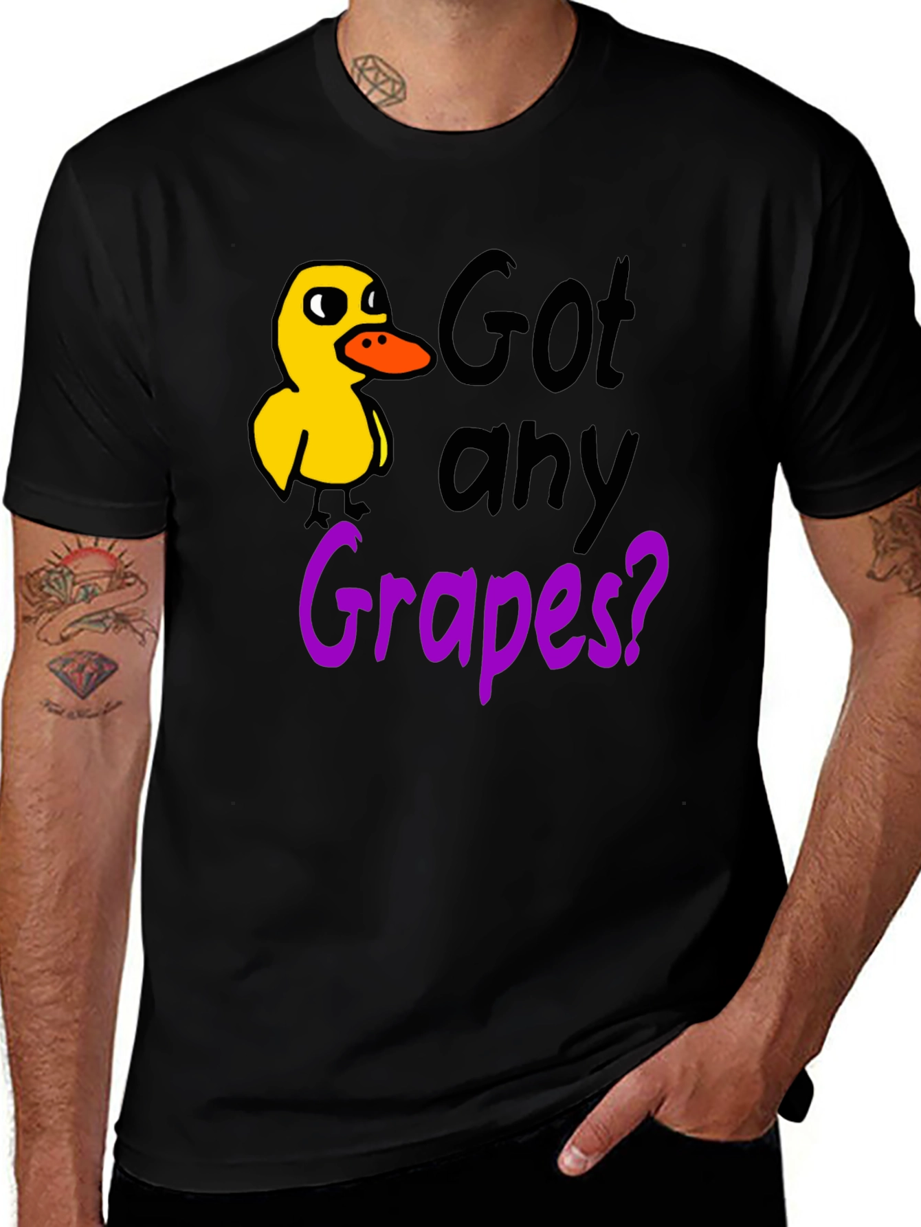 Got Any Grapes? Duck T-Shirt
