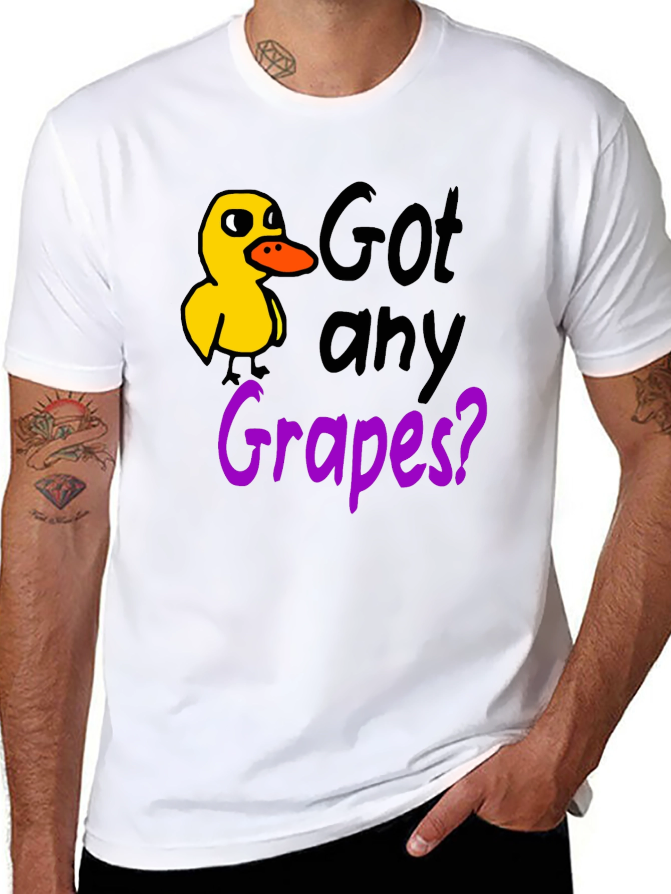 Got Any Grapes? Duck T-Shirt