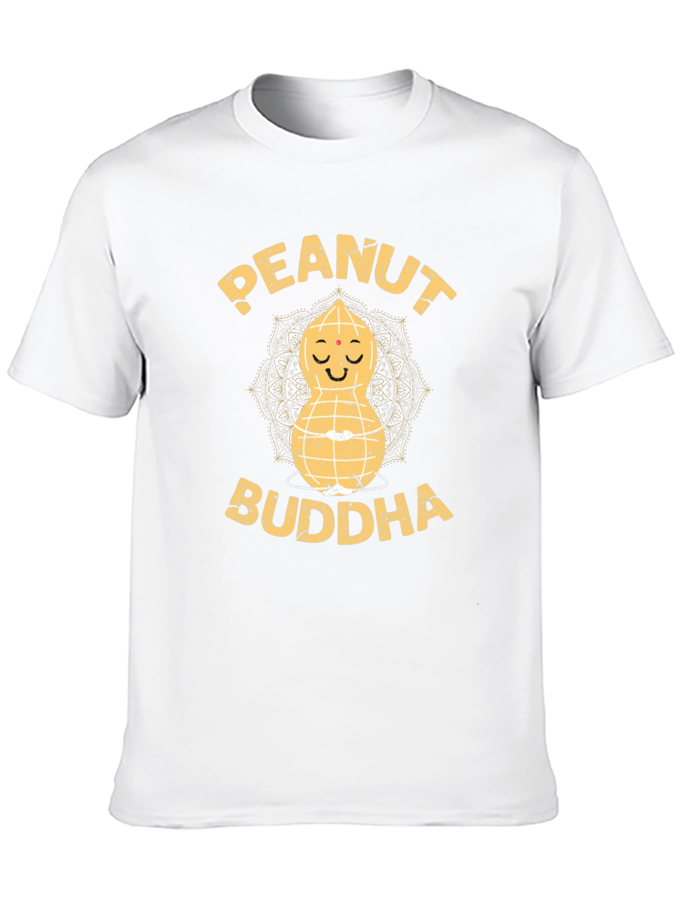 Peanut Buddha Graphic Tee - Zen Humor