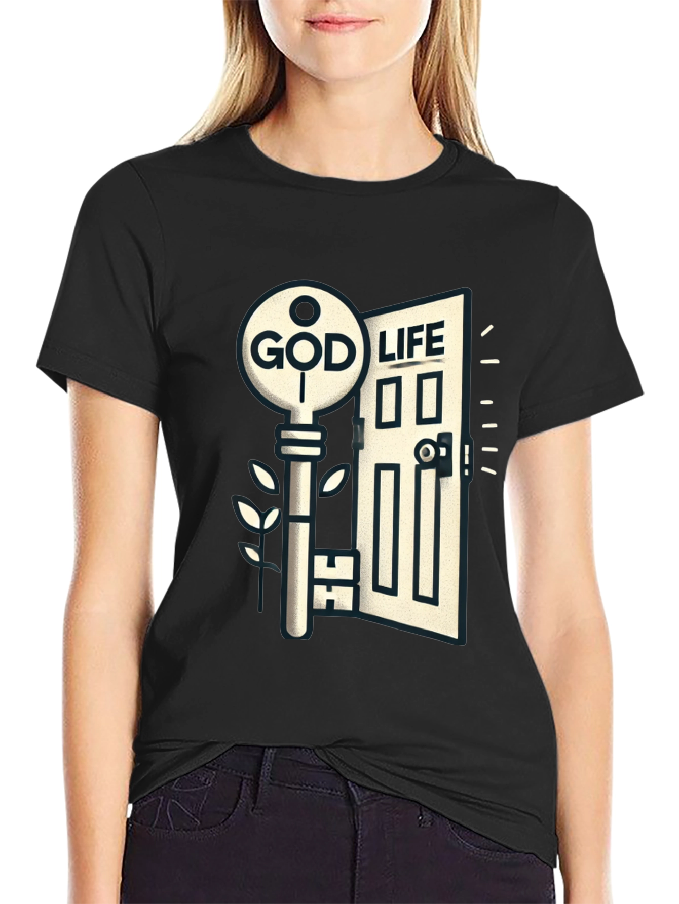 God is the Key to Life T-Shirt