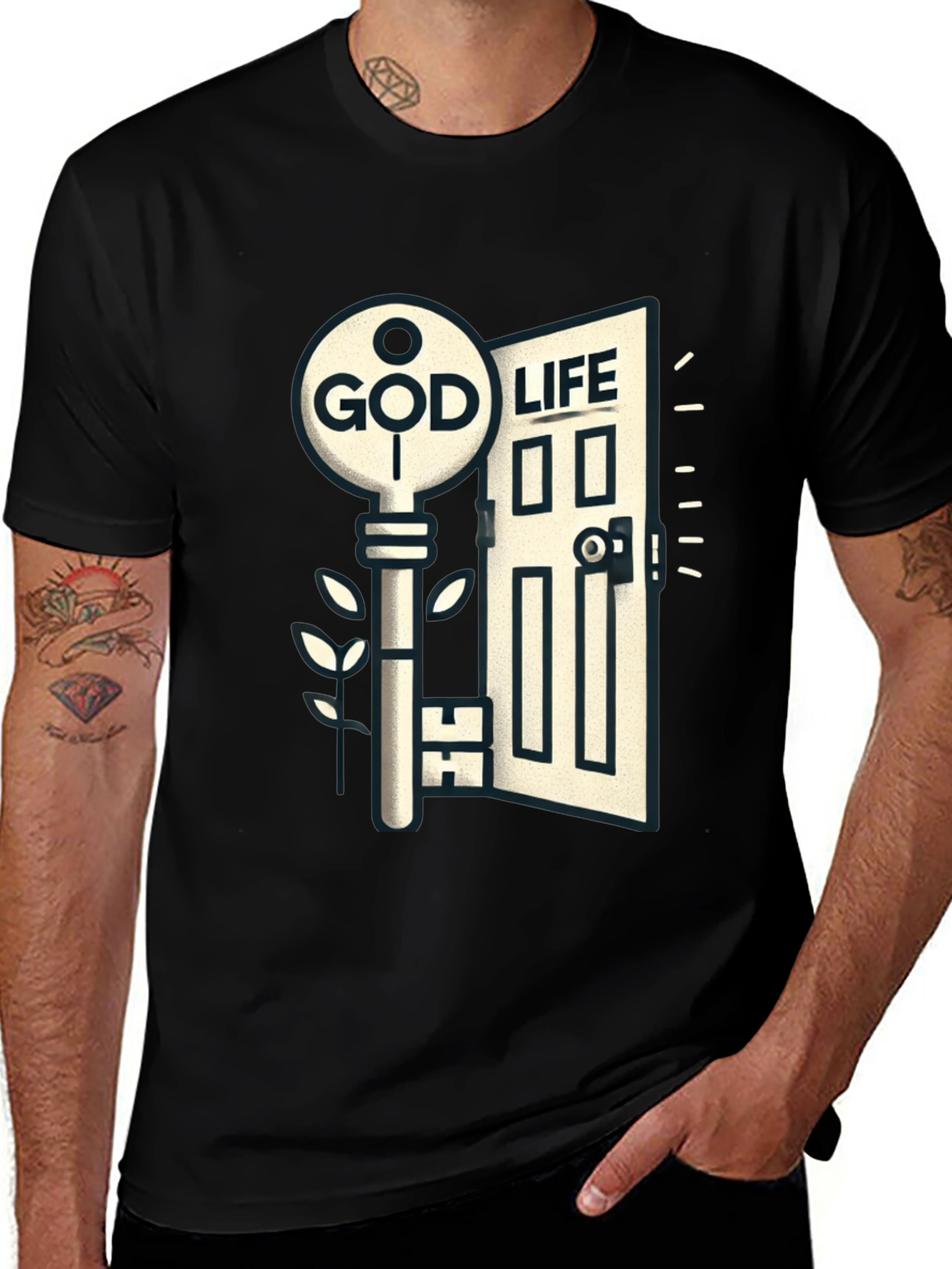 God is the Key to Life T-Shirt