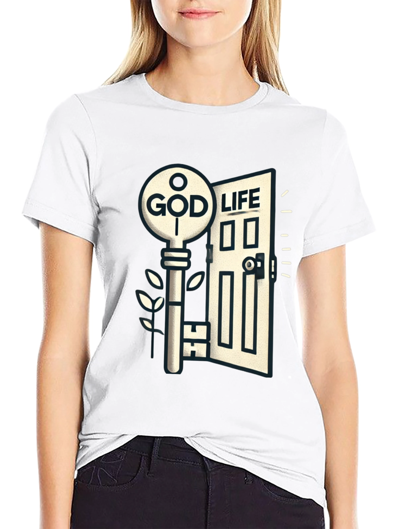 God is the Key to Life T-Shirt