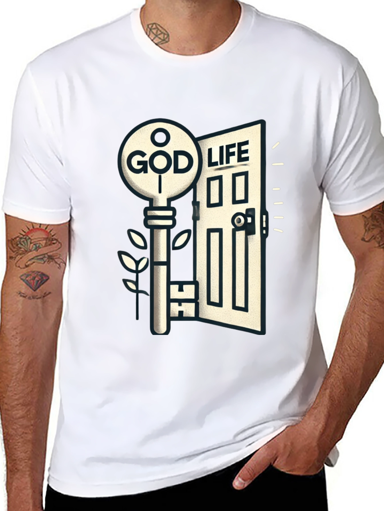 God is the Key to Life T-Shirt