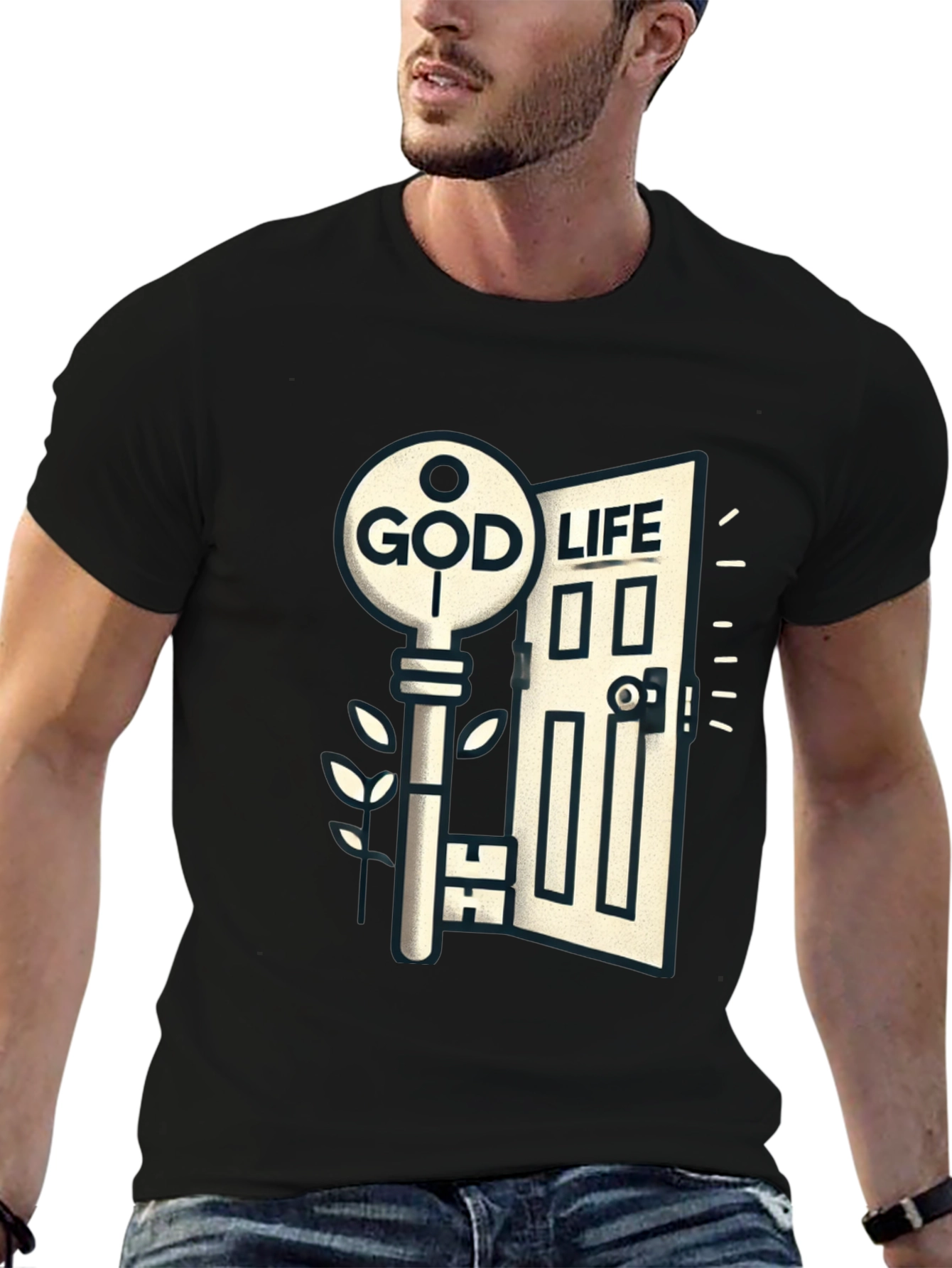 God is the Key to Life T-Shirt