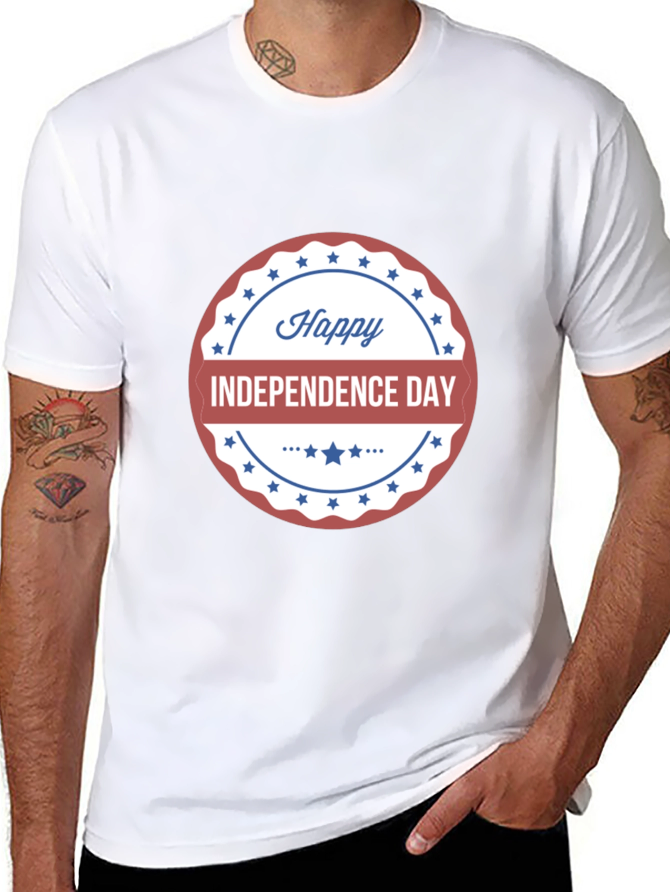 Independence Day Graphic Tee - Patriotic Style
