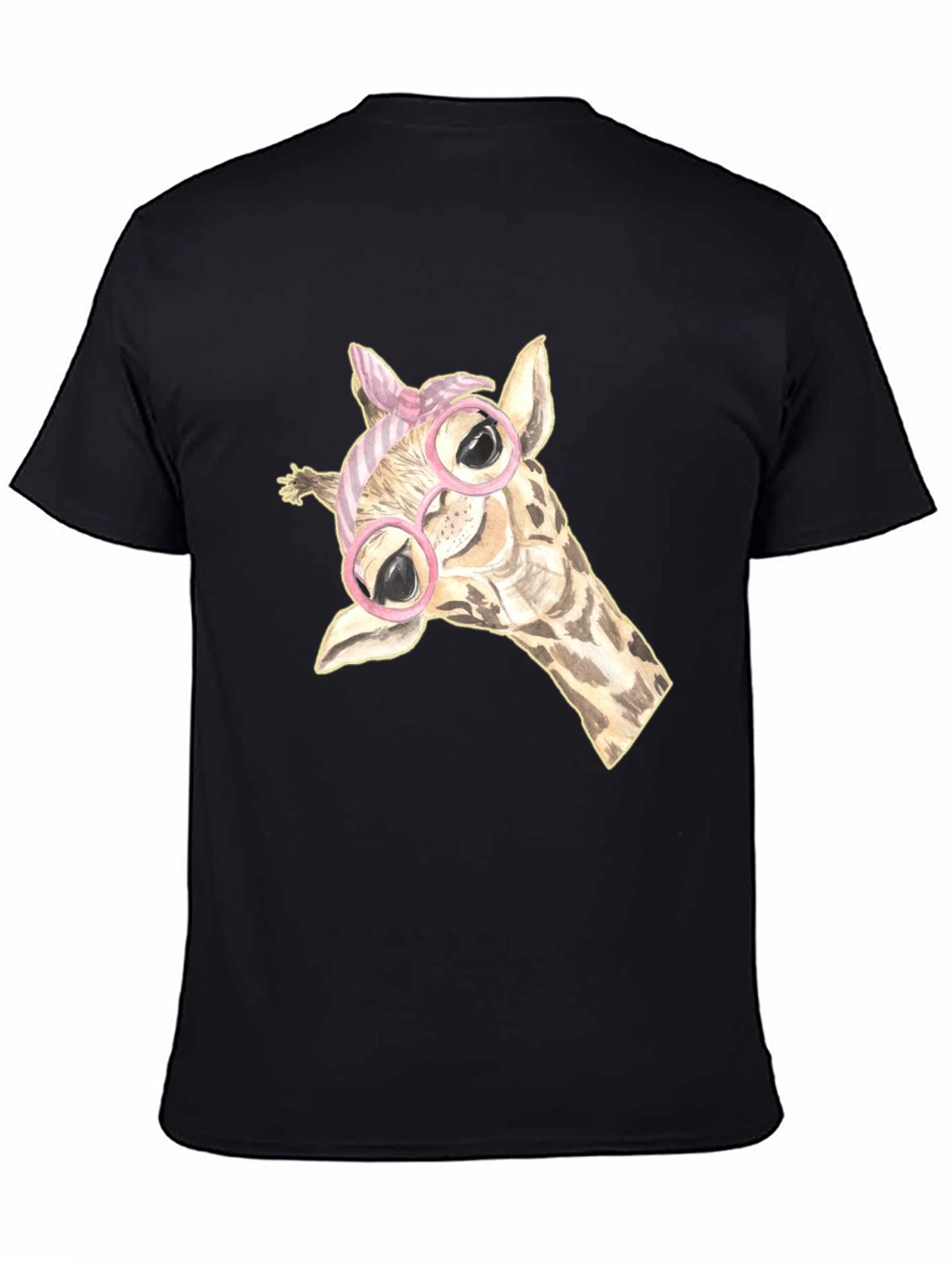 Giraffe Glasses Graphic Tee