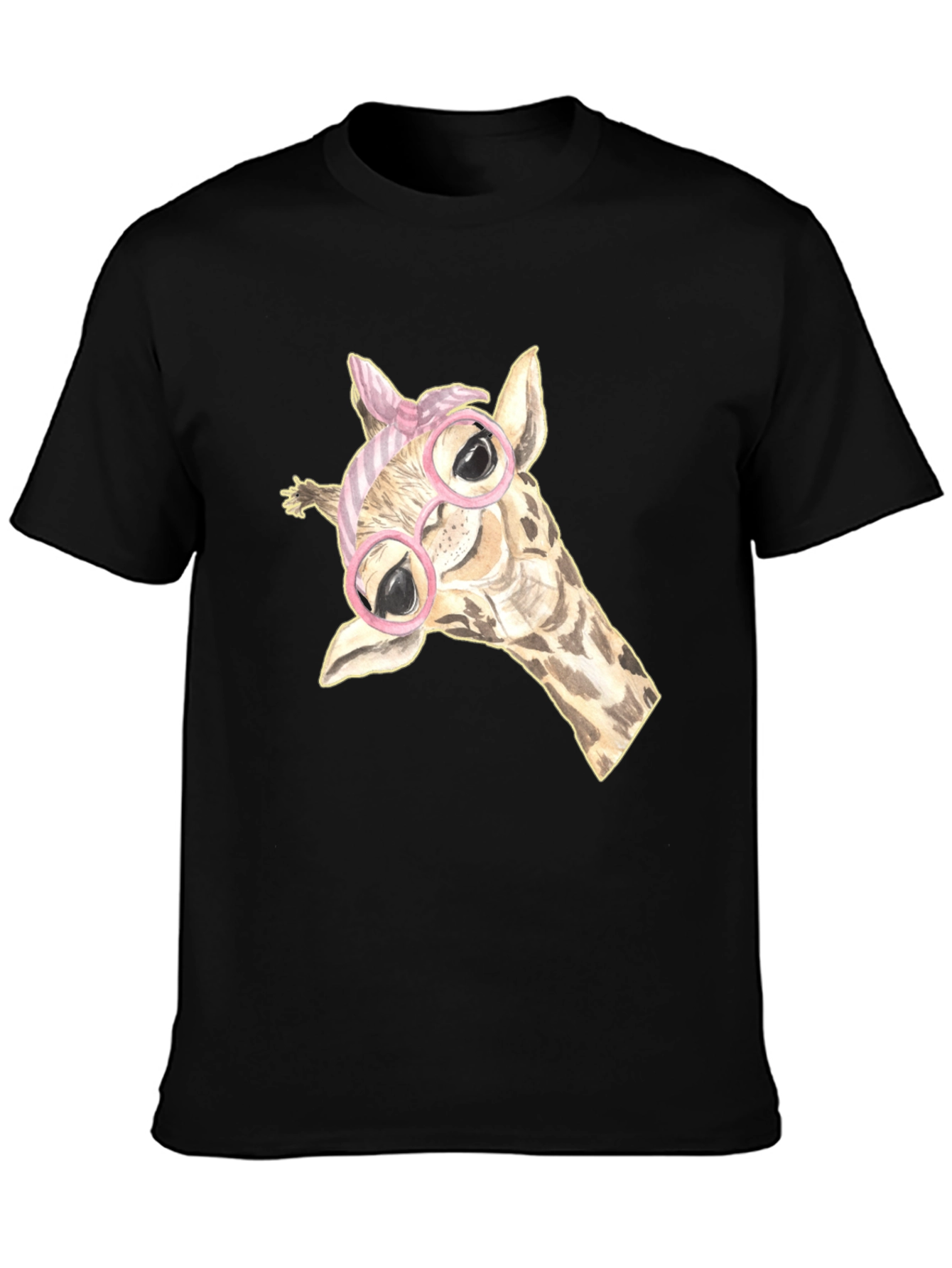 Giraffe Glasses Graphic Tee