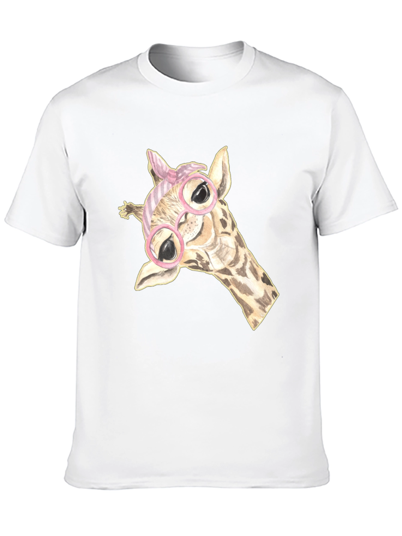 Giraffe Glasses Graphic Tee