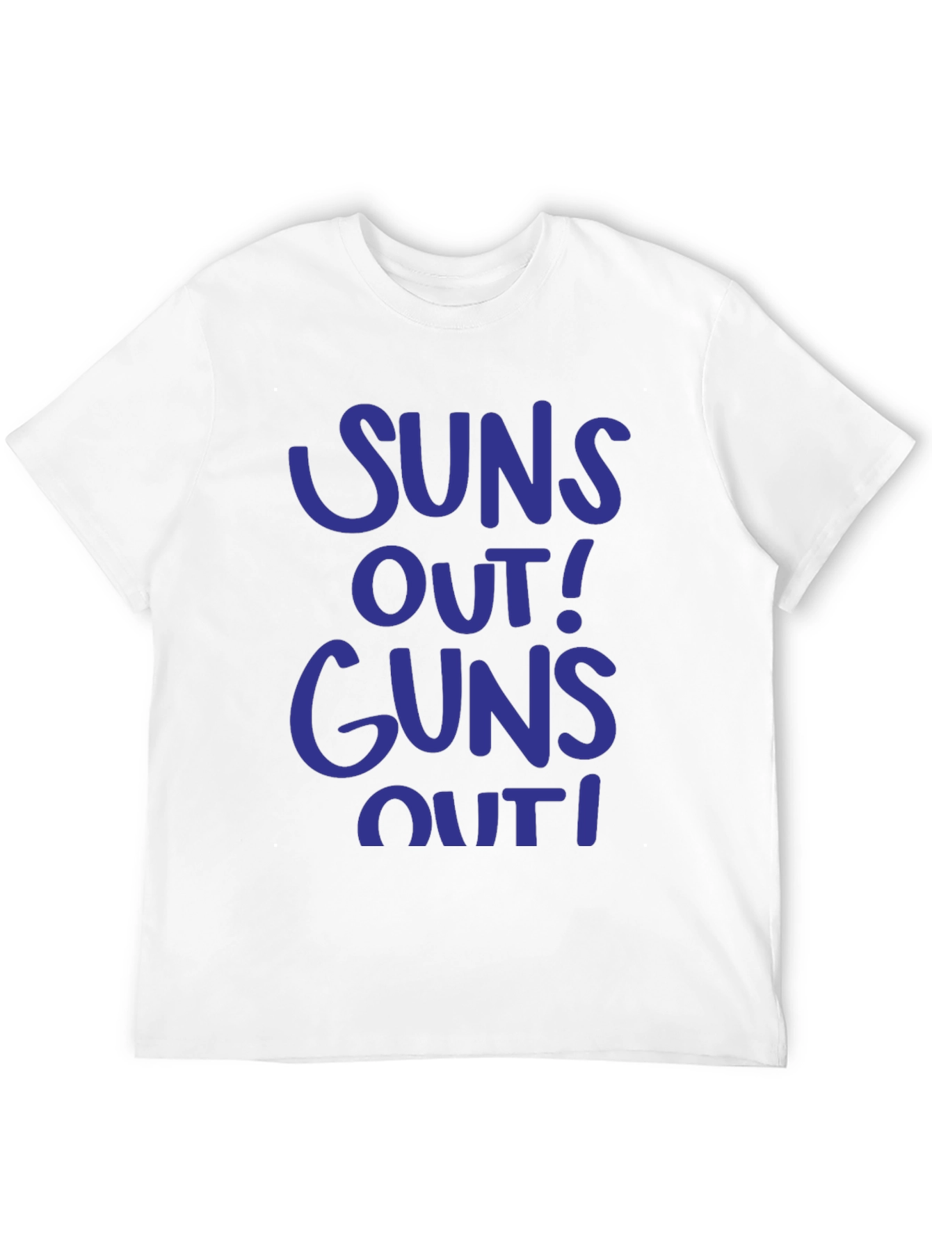 Suns Out Guns Out Funny Graphic T-Shirt