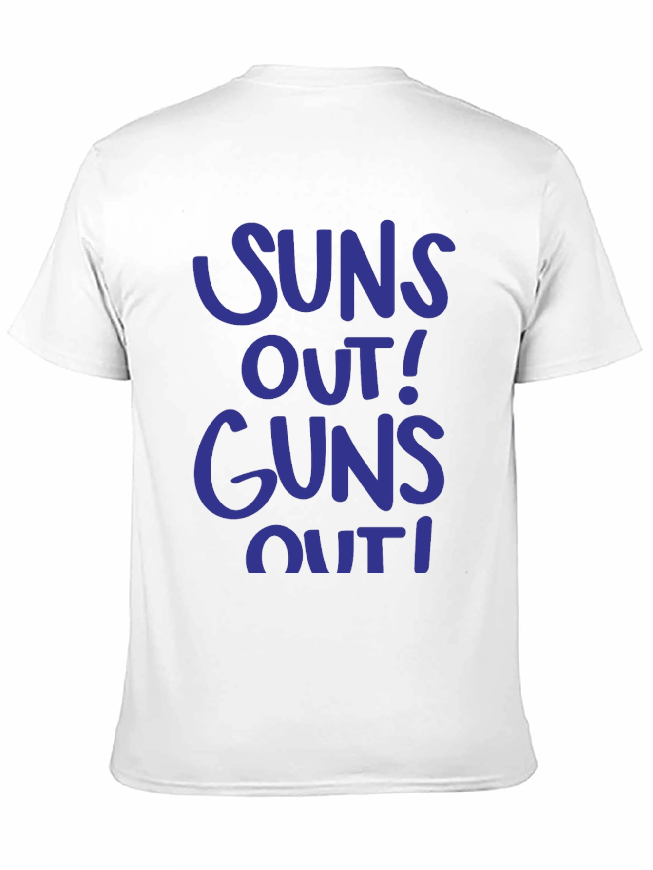 Suns Out Guns Out Funny Graphic T-Shirt