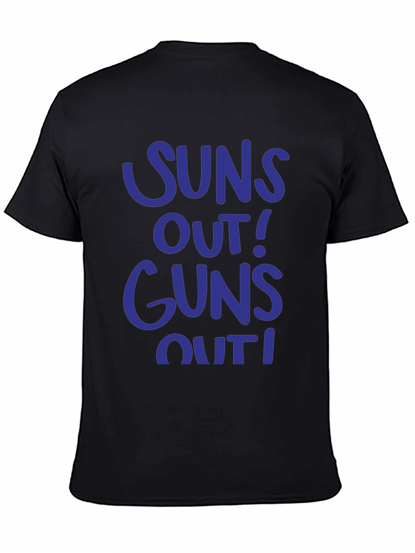 Suns Out Guns Out Funny Graphic T-Shirt