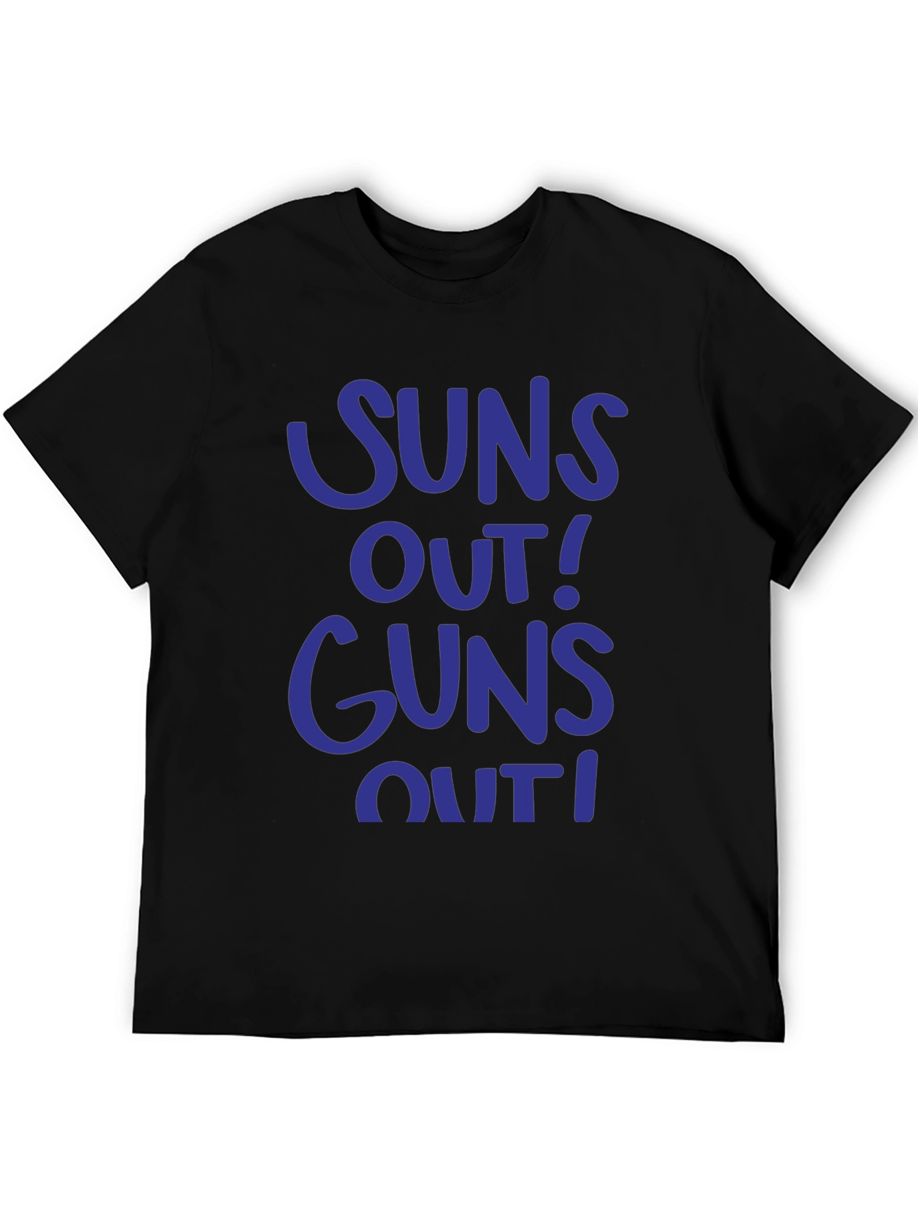 Suns Out Guns Out Funny Graphic T-Shirt