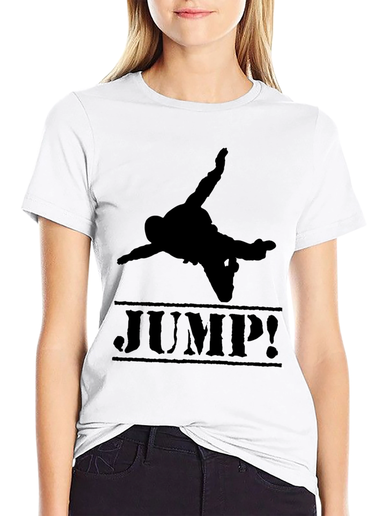 Black Jump! Graphic Tee