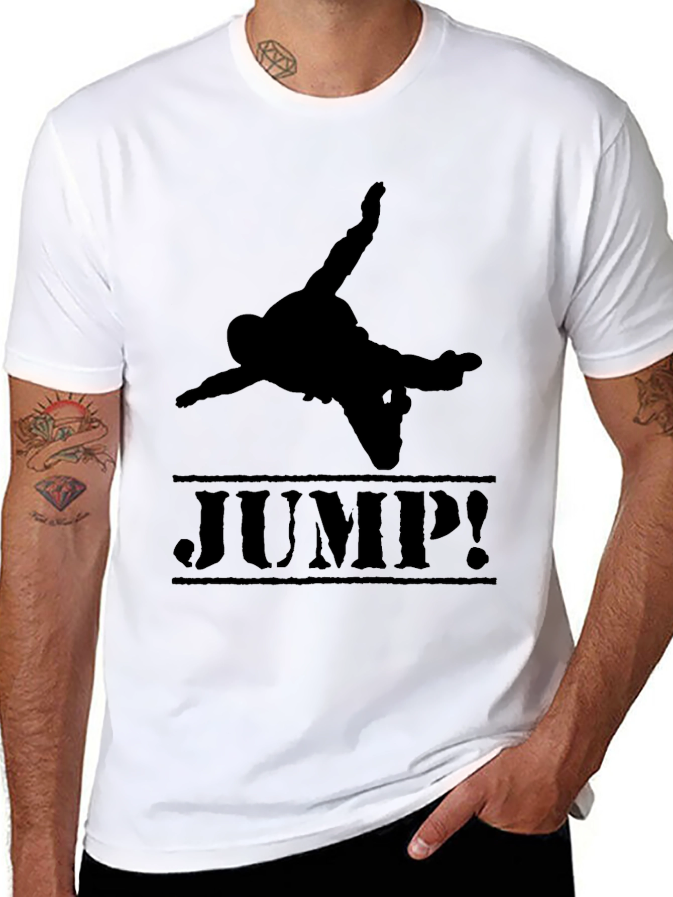 Black Jump! Graphic Tee
