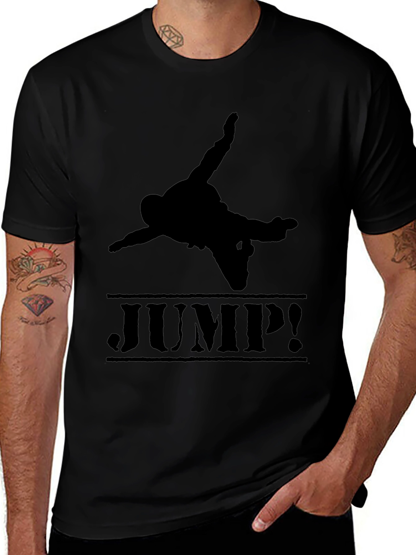 Black Jump! Graphic Tee