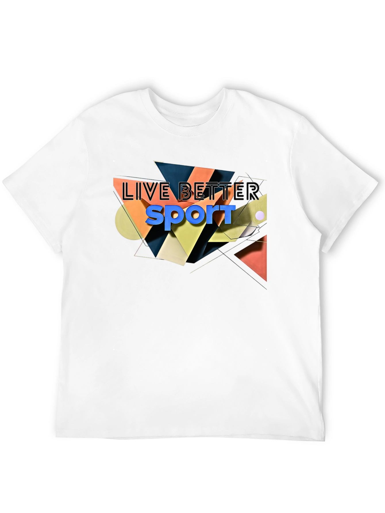 Live Better Sport Black T-Shirt