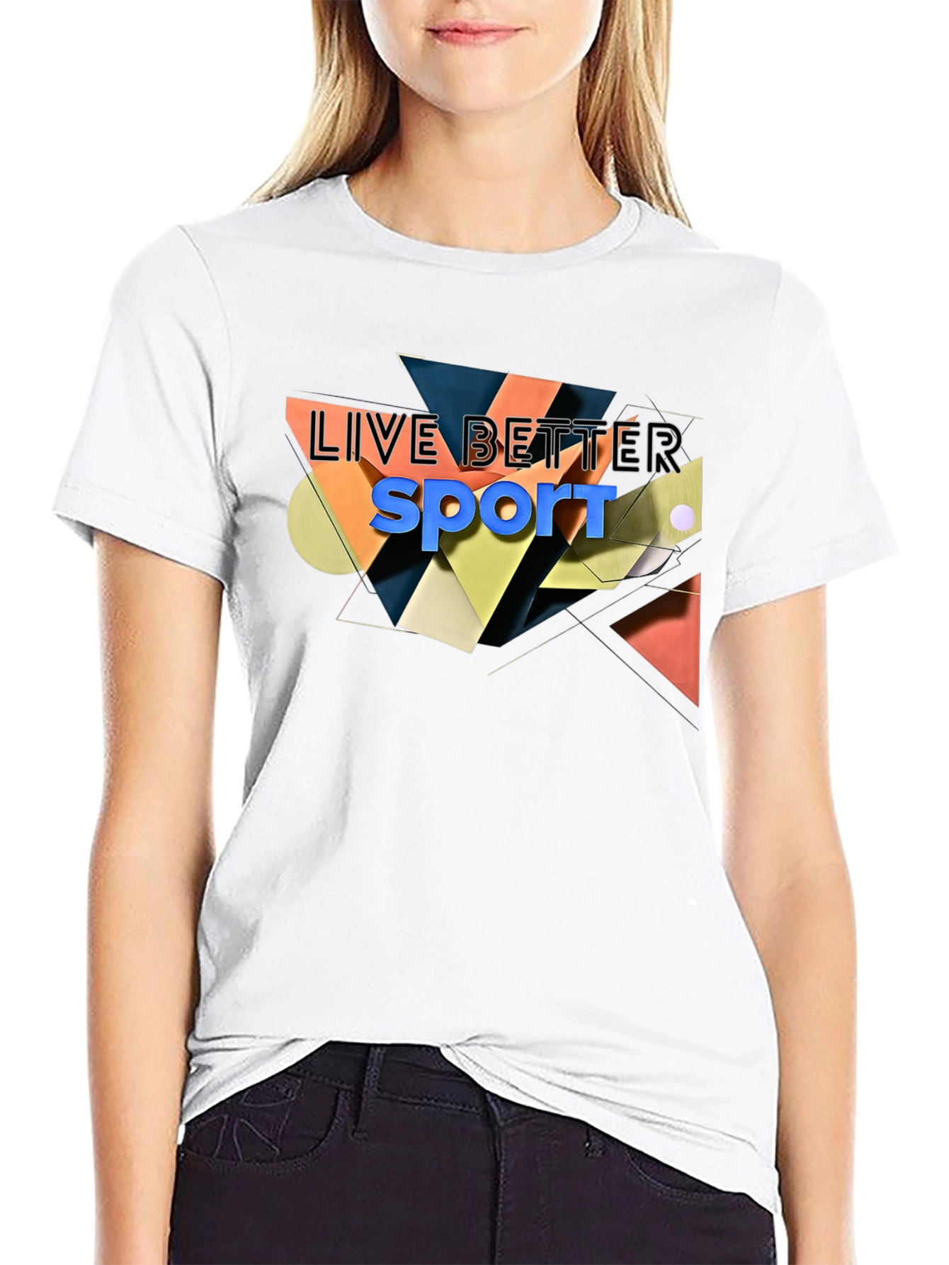 Live Better Sport Black T-Shirt