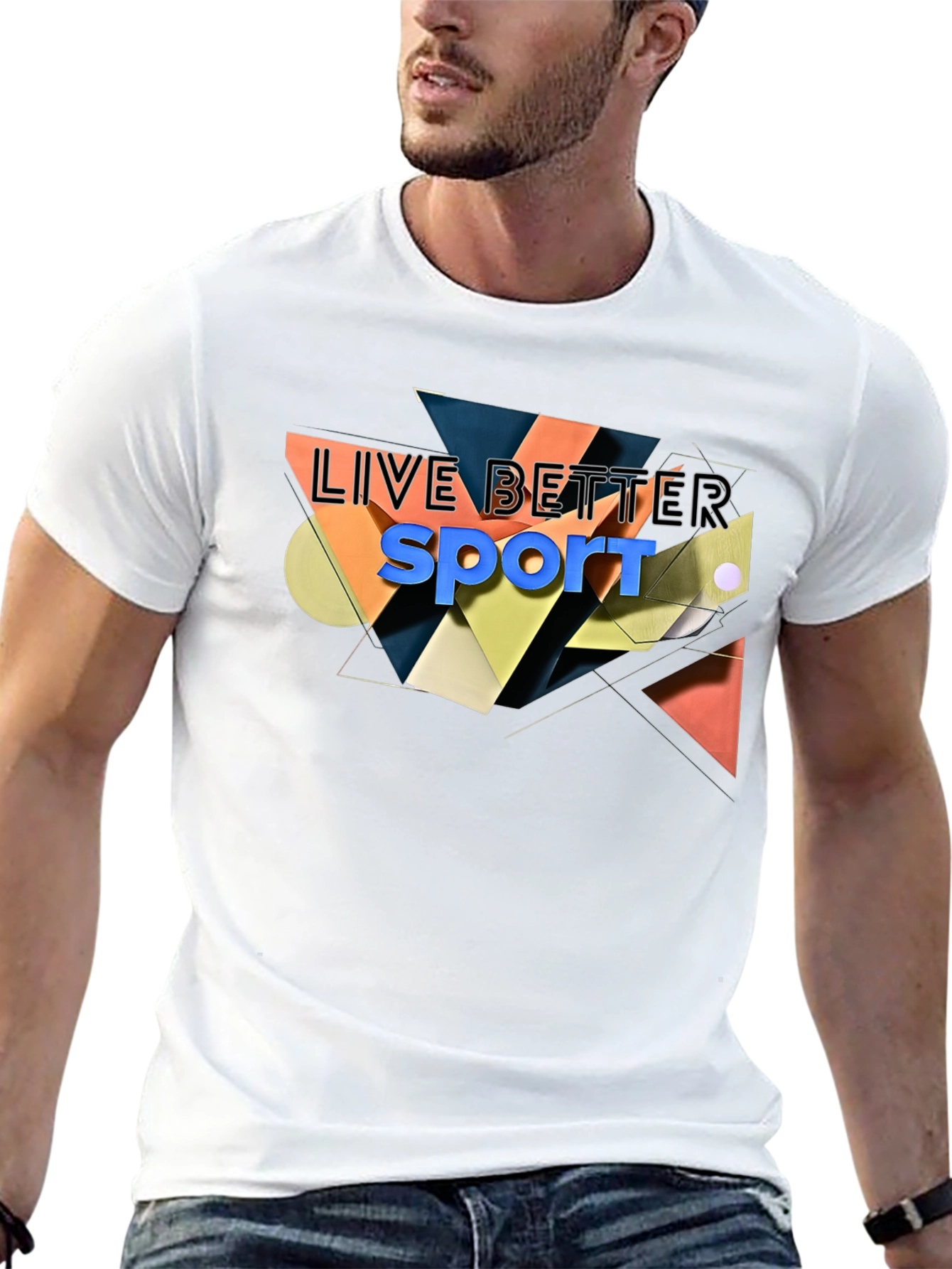 Live Better Sport Black T-Shirt