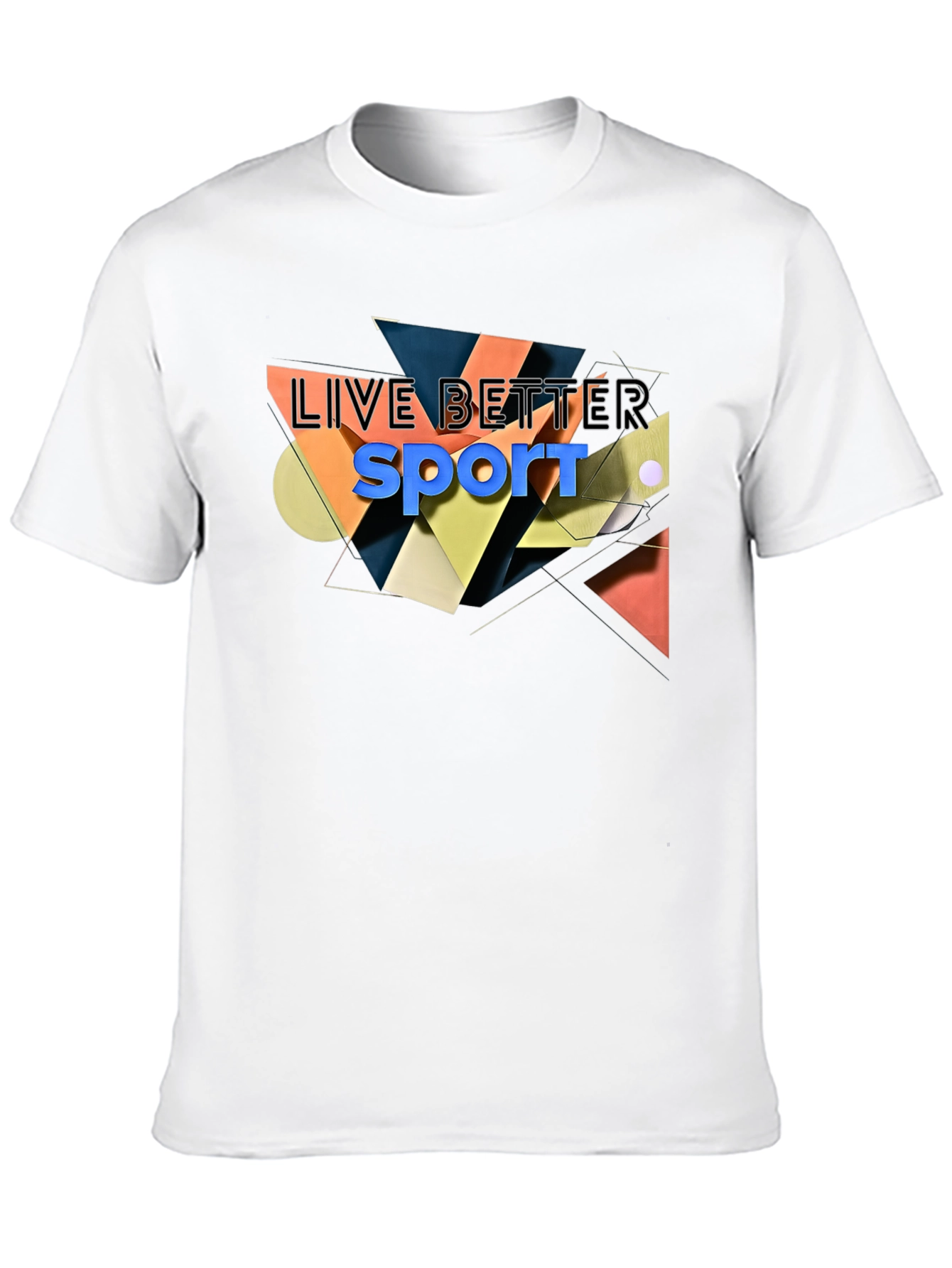 Live Better Sport Black T-Shirt