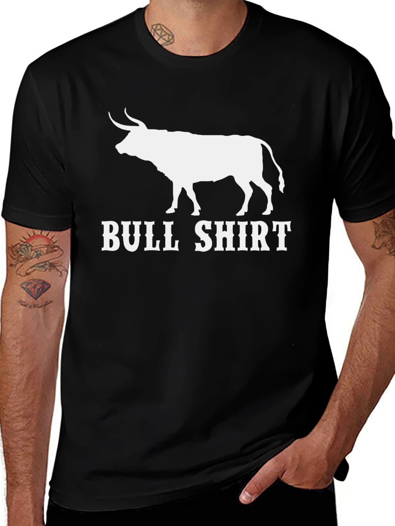 Bull Shirt Novelty Graphic Tee
