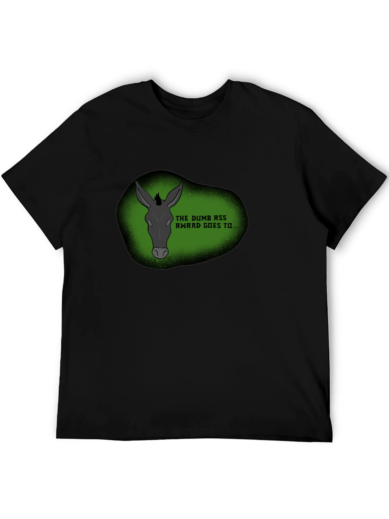 Dumb Ass Award Novelty Graphic Tee