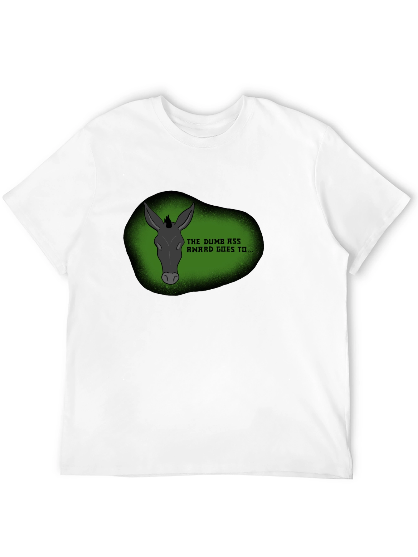 Dumb Ass Award Novelty Graphic Tee