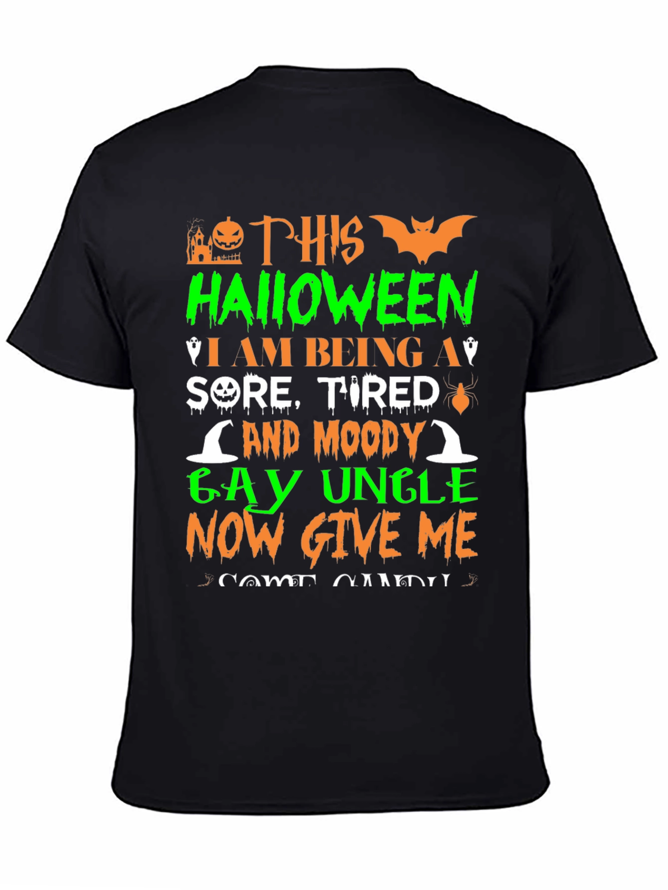 Humorous Halloween Themed T-Shirt
