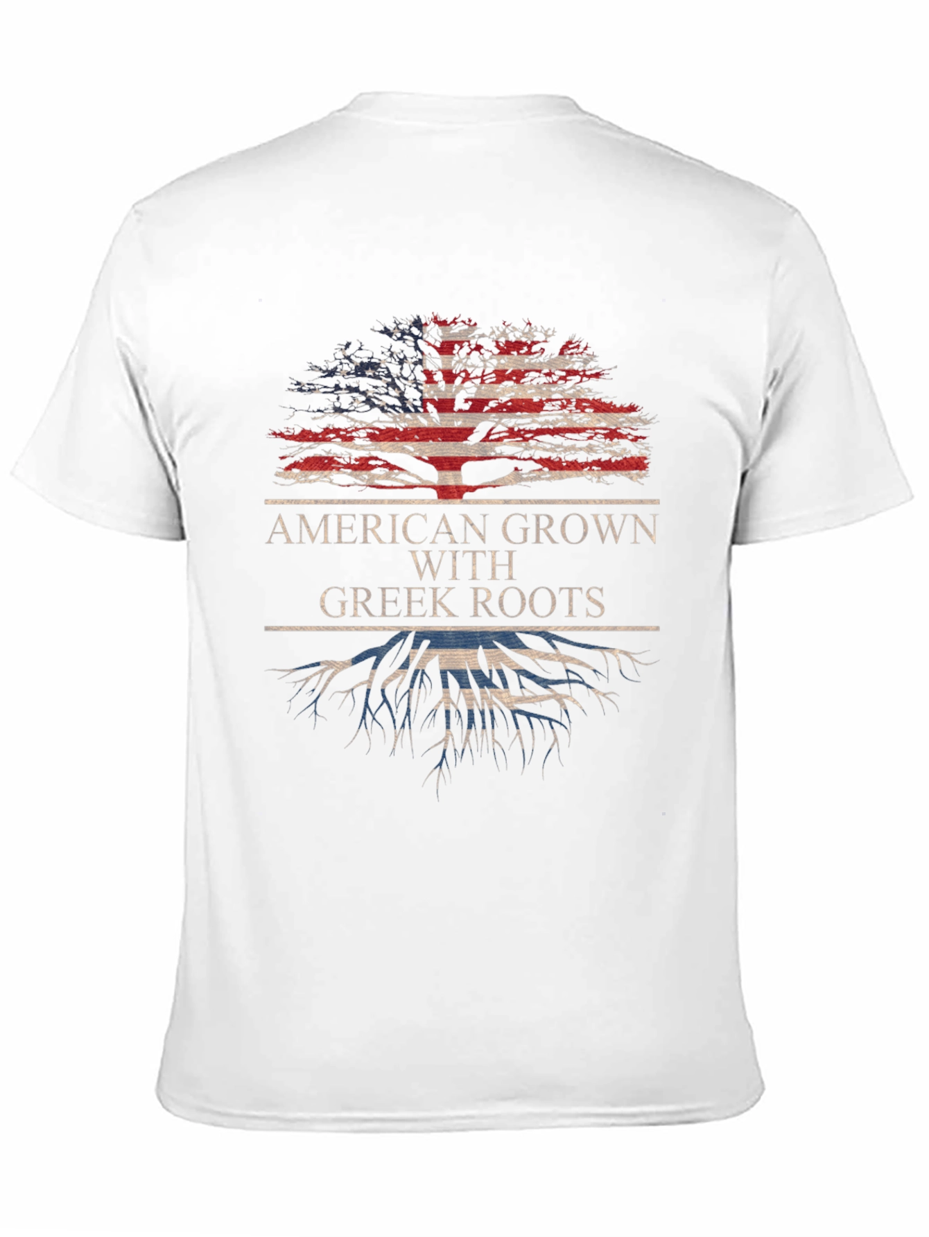 American Grown with Greek Roots T-Shirt