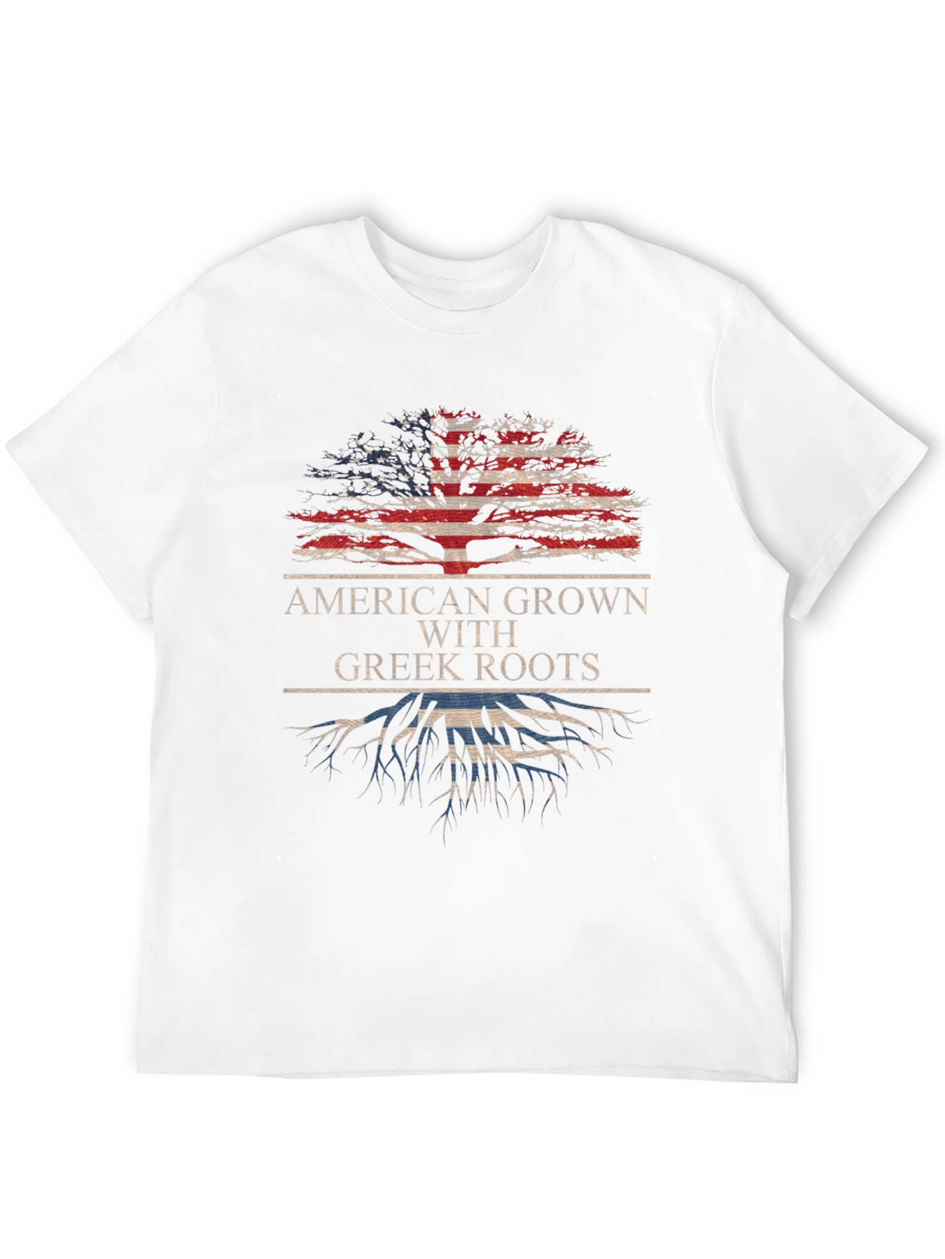 American Grown with Greek Roots T-Shirt