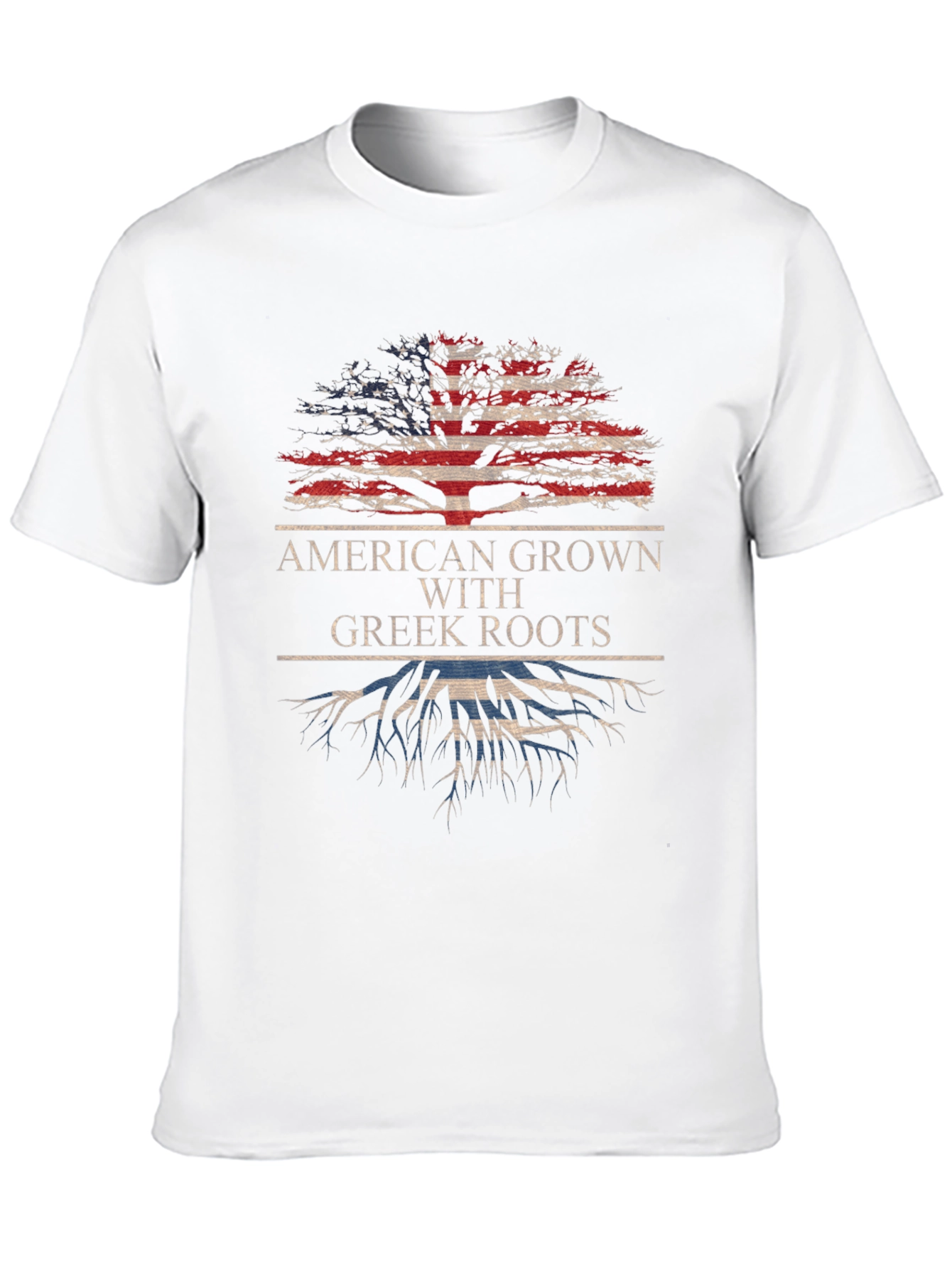 American Grown with Greek Roots T-Shirt