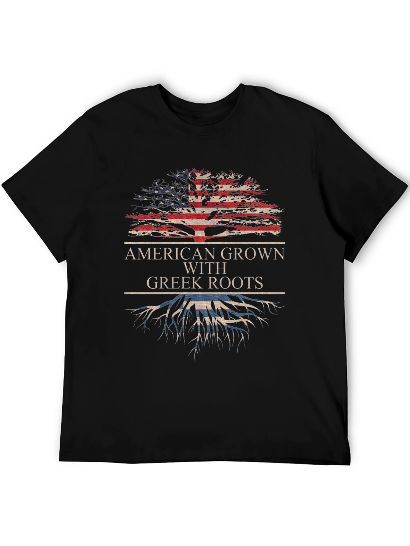 American Grown with Greek Roots T-Shirt