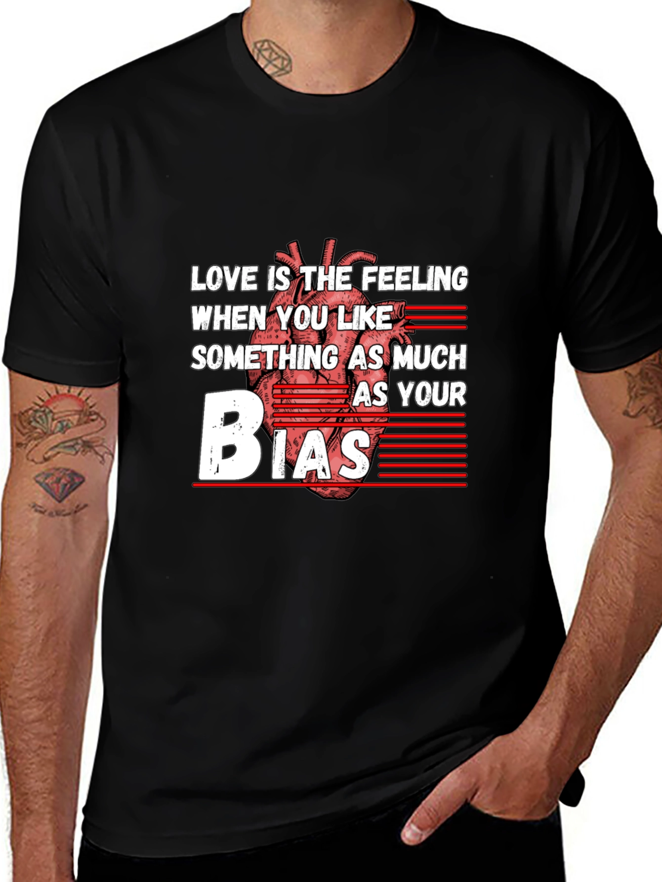 Love Bias T-Shirt - Funny Graphic Tee