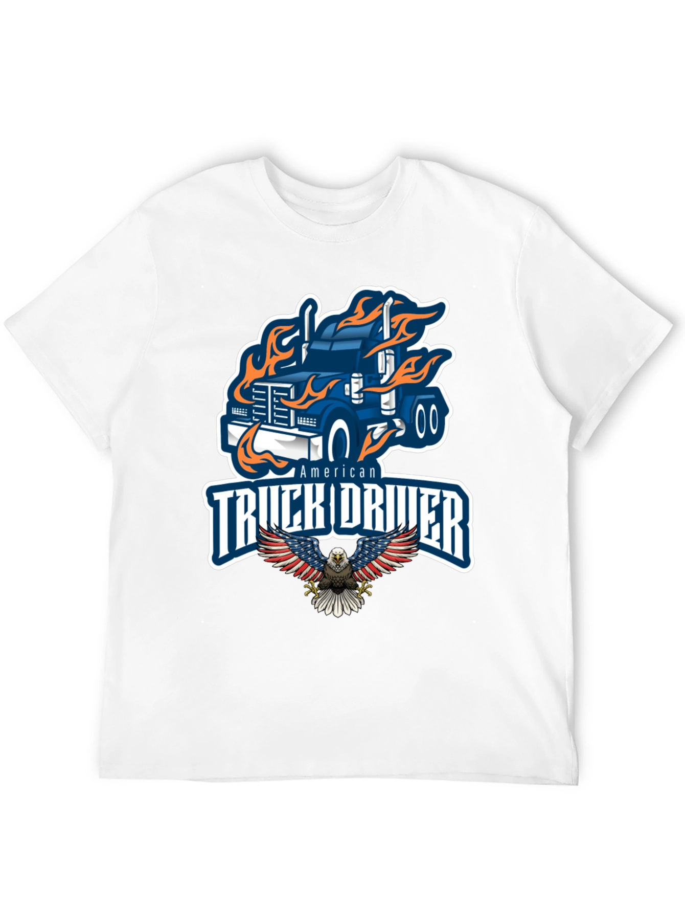 American Truck Driver Graphic Tee