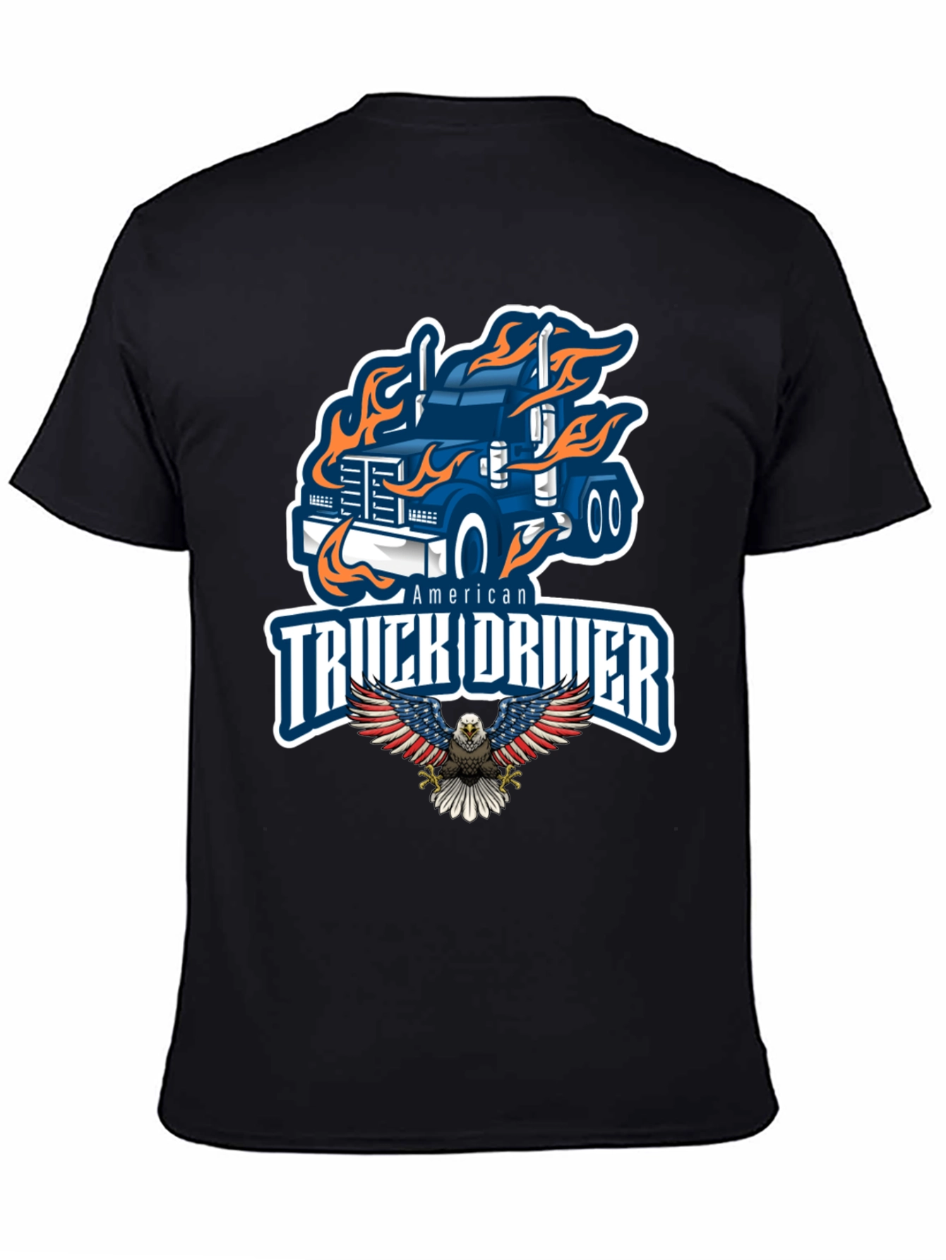 American Truck Driver Graphic Tee