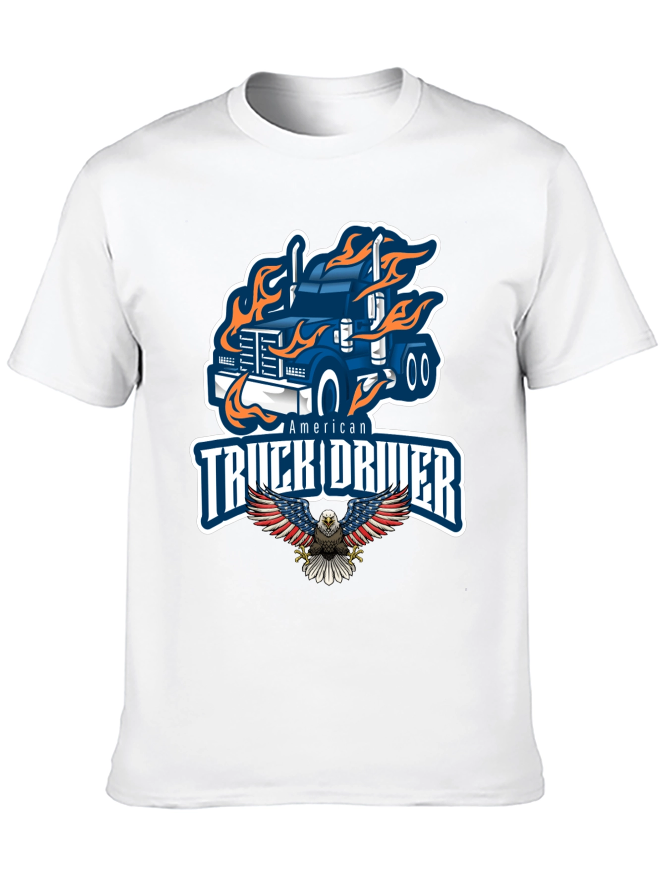 American Truck Driver Graphic Tee