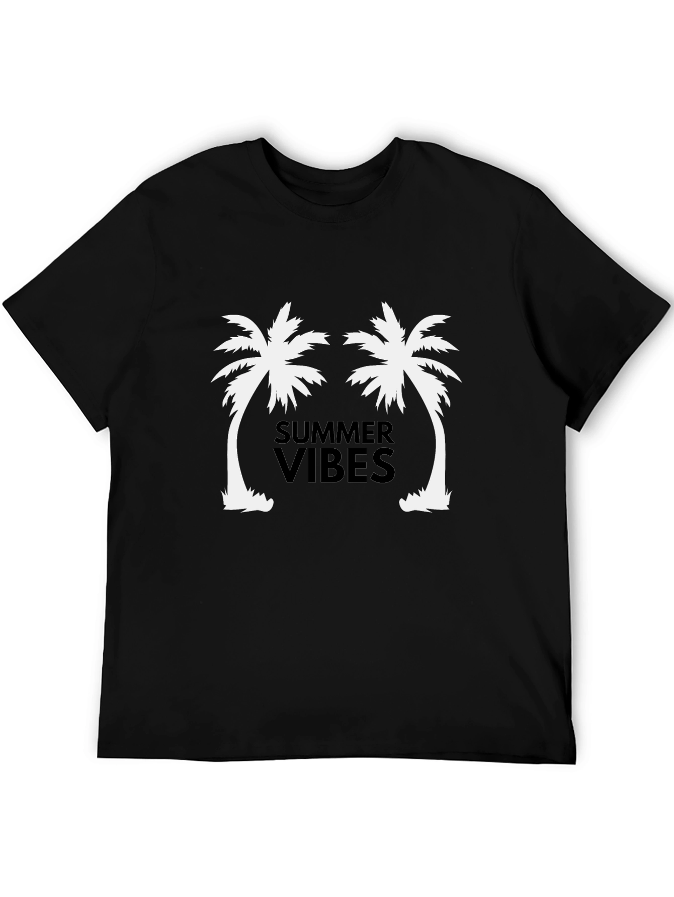 Summer Vibes Palm Tree Graphic Tee