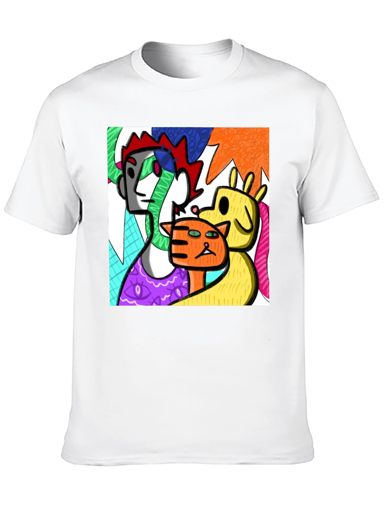 Abstract Art T-Shirt - Modern Graphic Tee