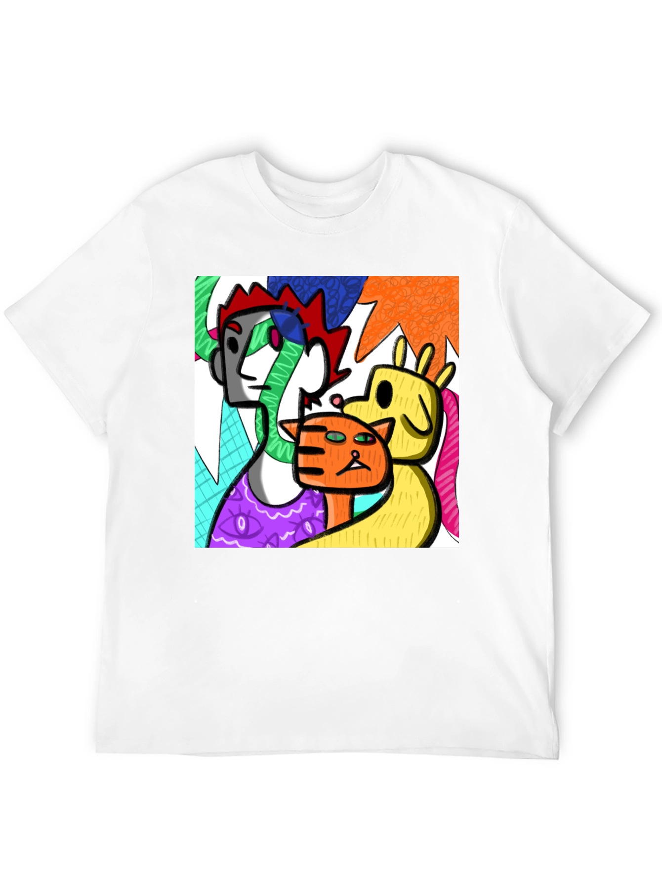 Abstract Art T-Shirt - Modern Graphic Tee