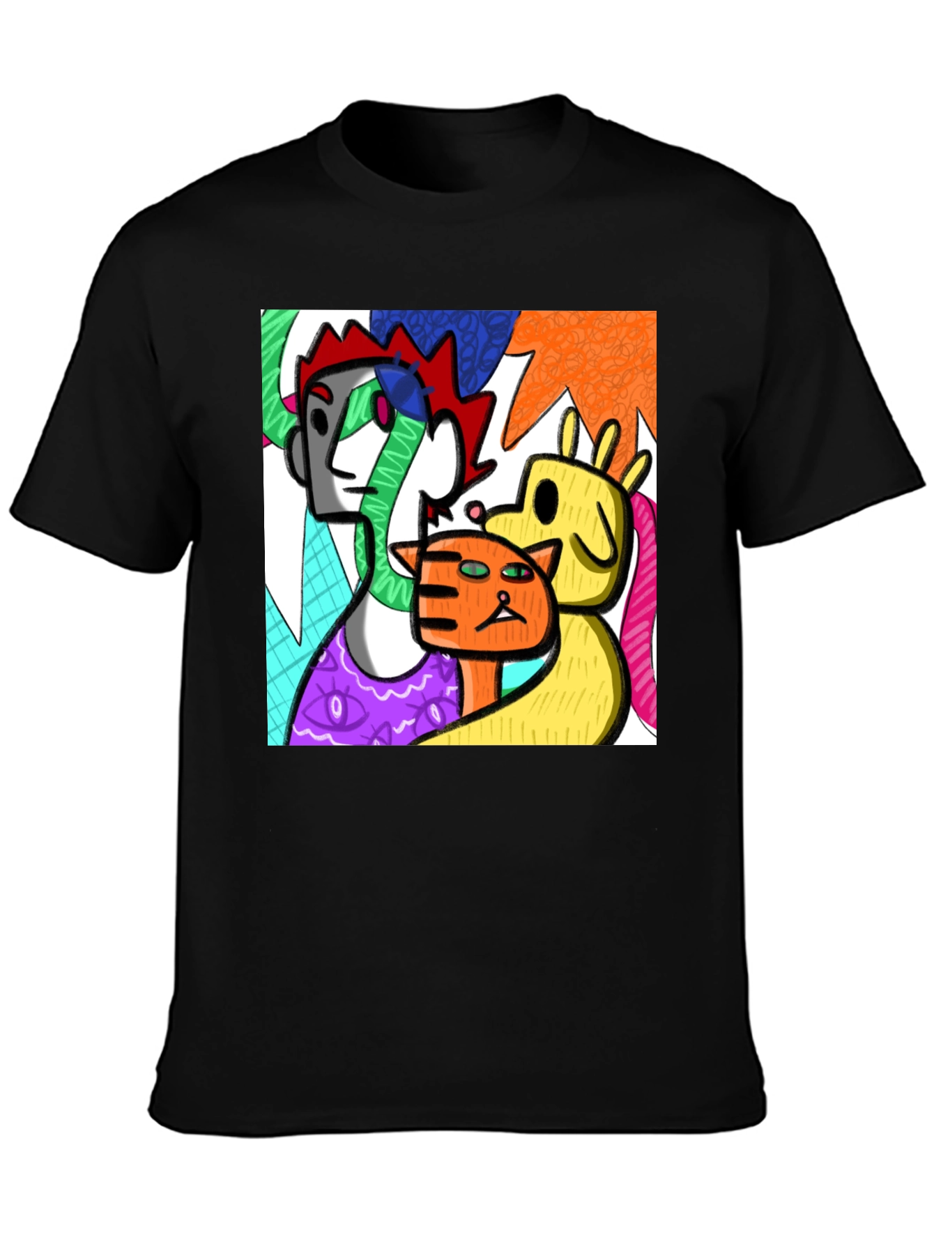 Abstract Art T-Shirt - Modern Graphic Tee