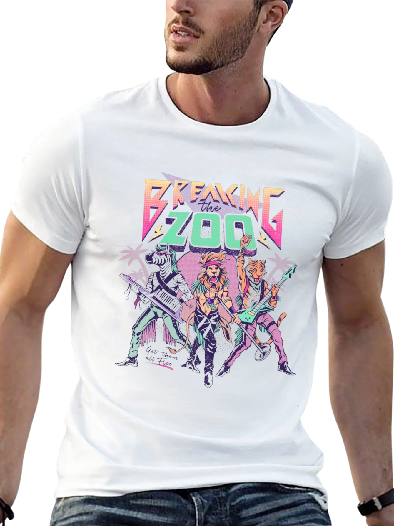 Breaking Zoo Black T-Shirt