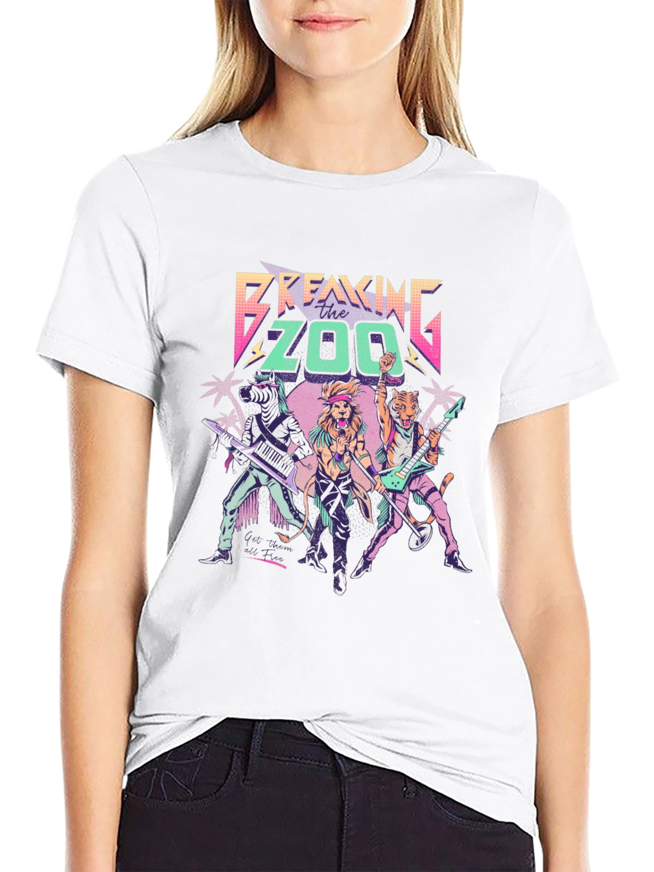Breaking Zoo Black T-Shirt