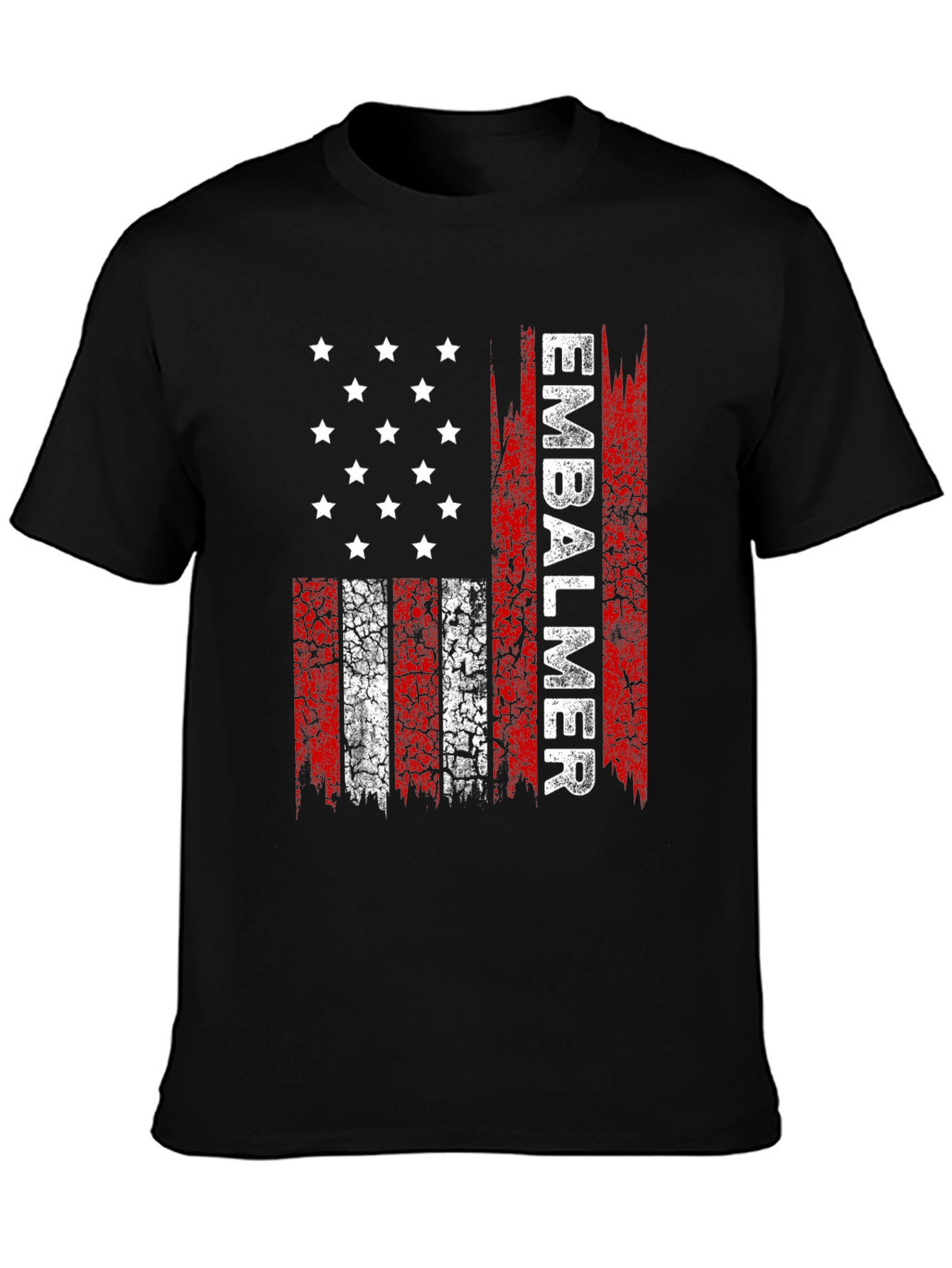 Embalmer American Flag Graphic Tee