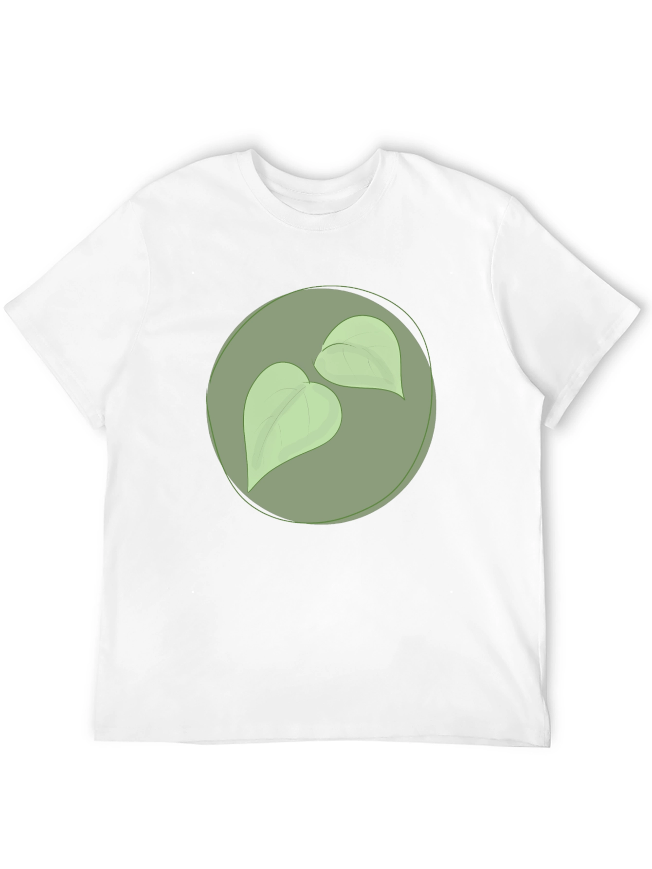 Nature Leaf Graphic Tee - Stylish Casual Comfort