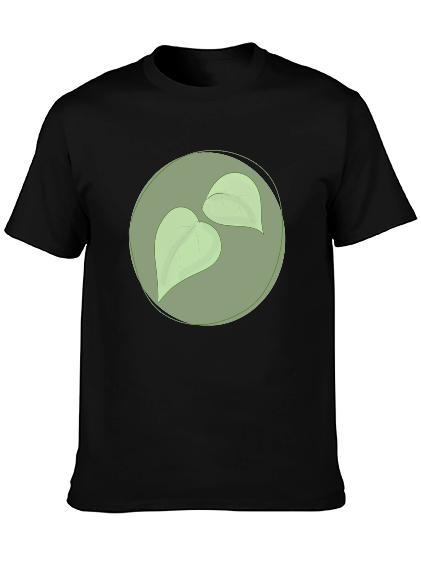 Nature Leaf Graphic Tee - Stylish Casual Comfort