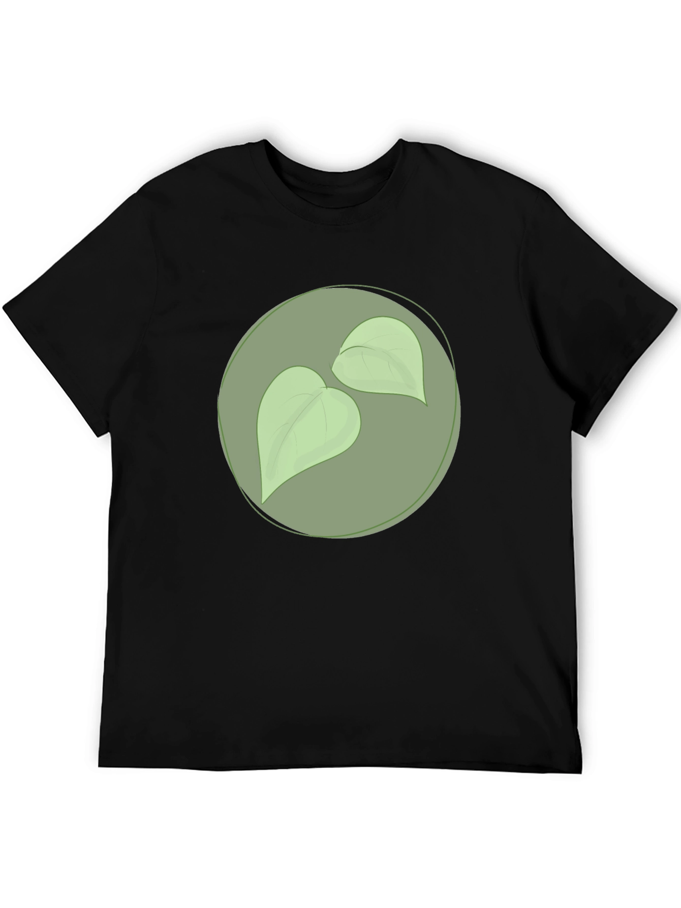 Nature Leaf Graphic Tee - Stylish Casual Comfort
