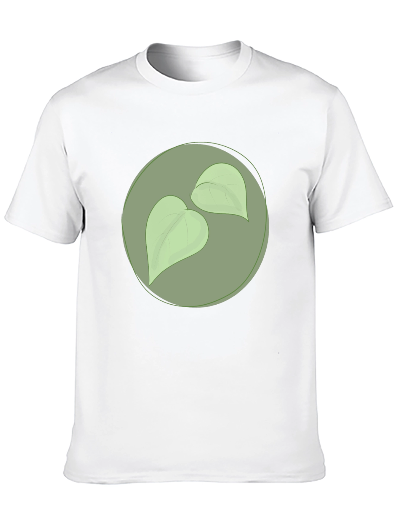 Nature Leaf Graphic Tee - Stylish Casual Comfort