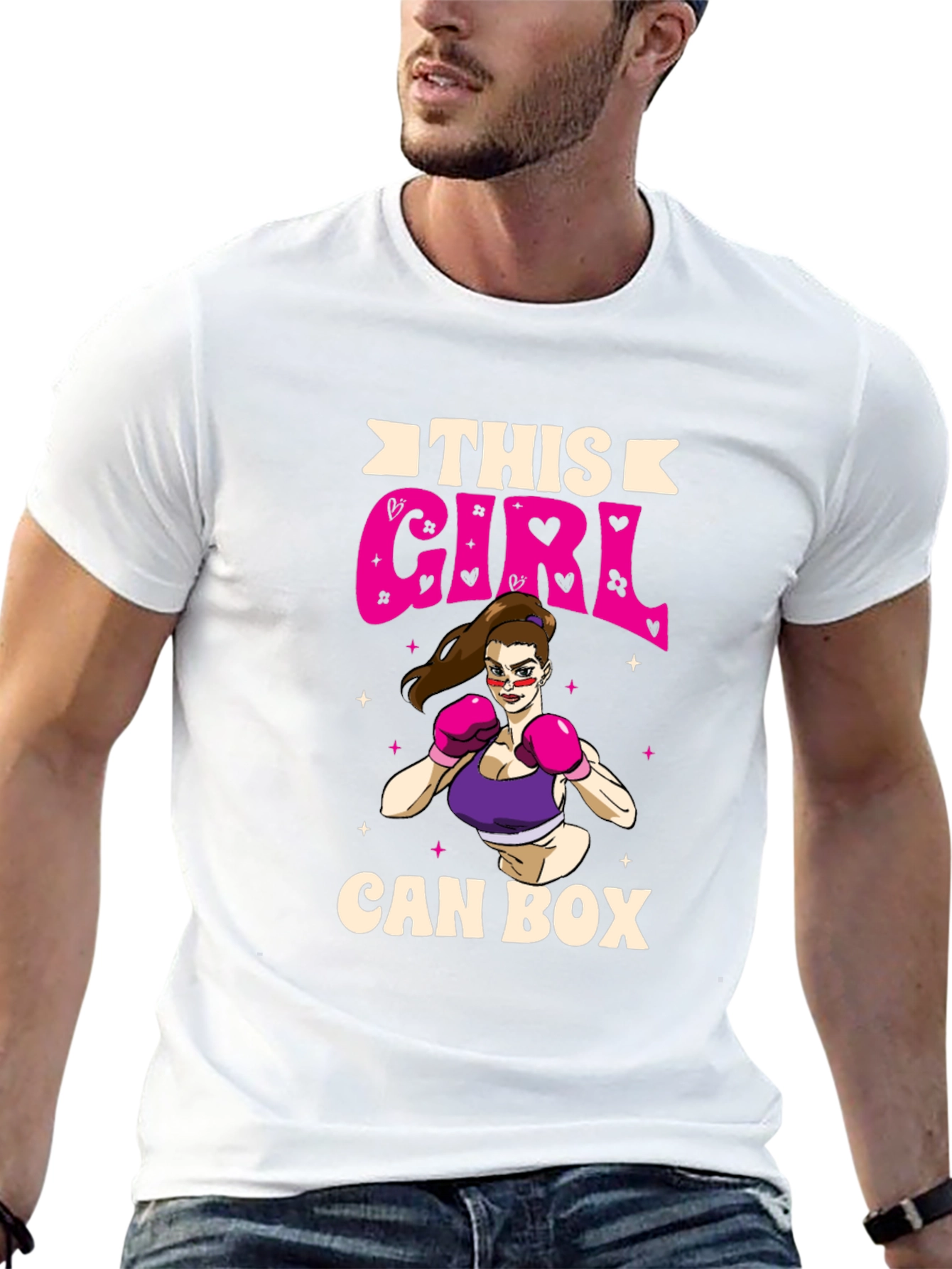 This Girl Can Box Graphic T-Shirt