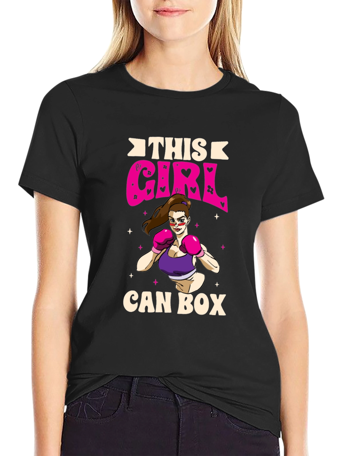 This Girl Can Box Graphic T-Shirt