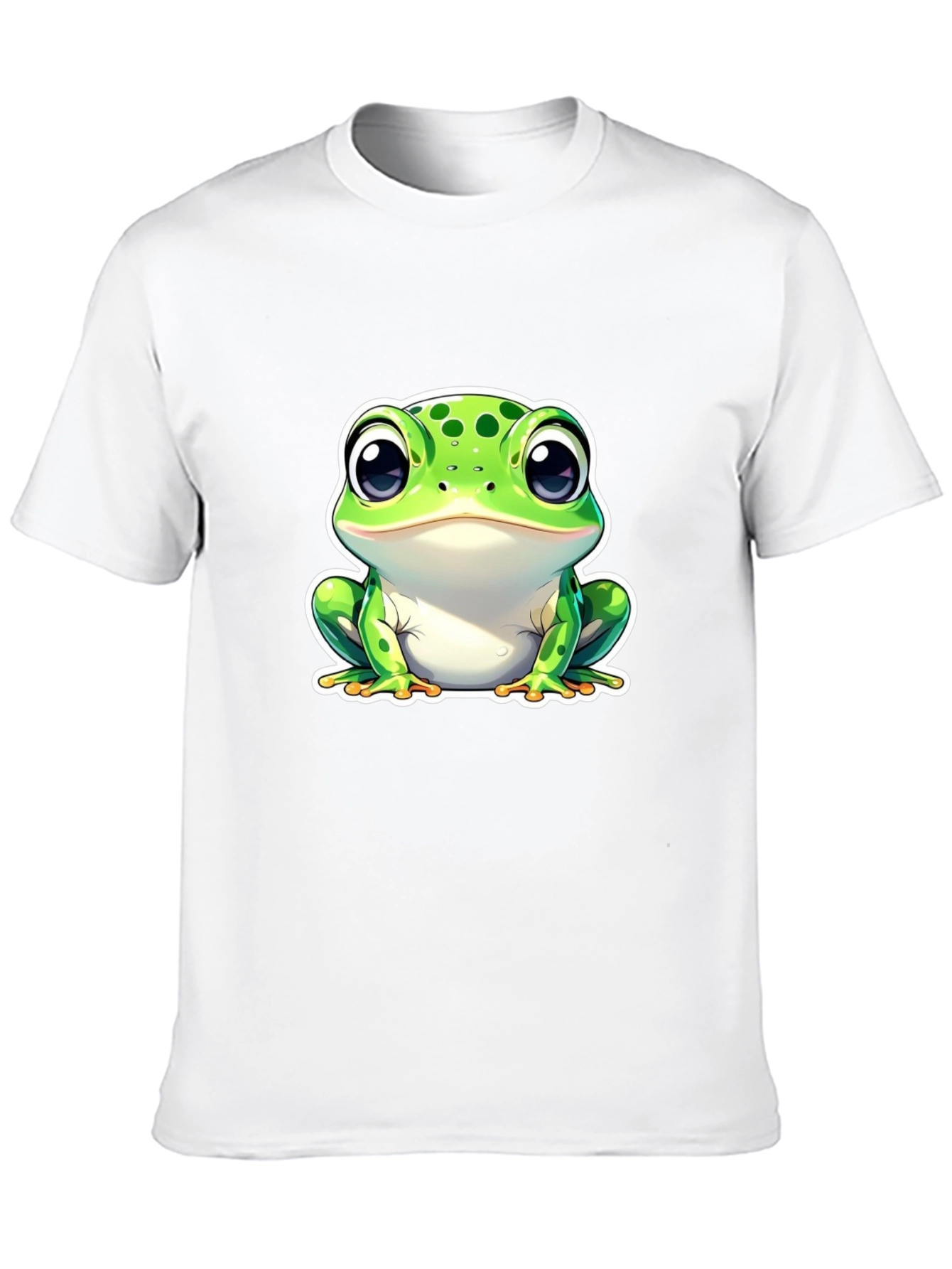 Cute Frog Graphic Tee - Unisex Black T-Shirt